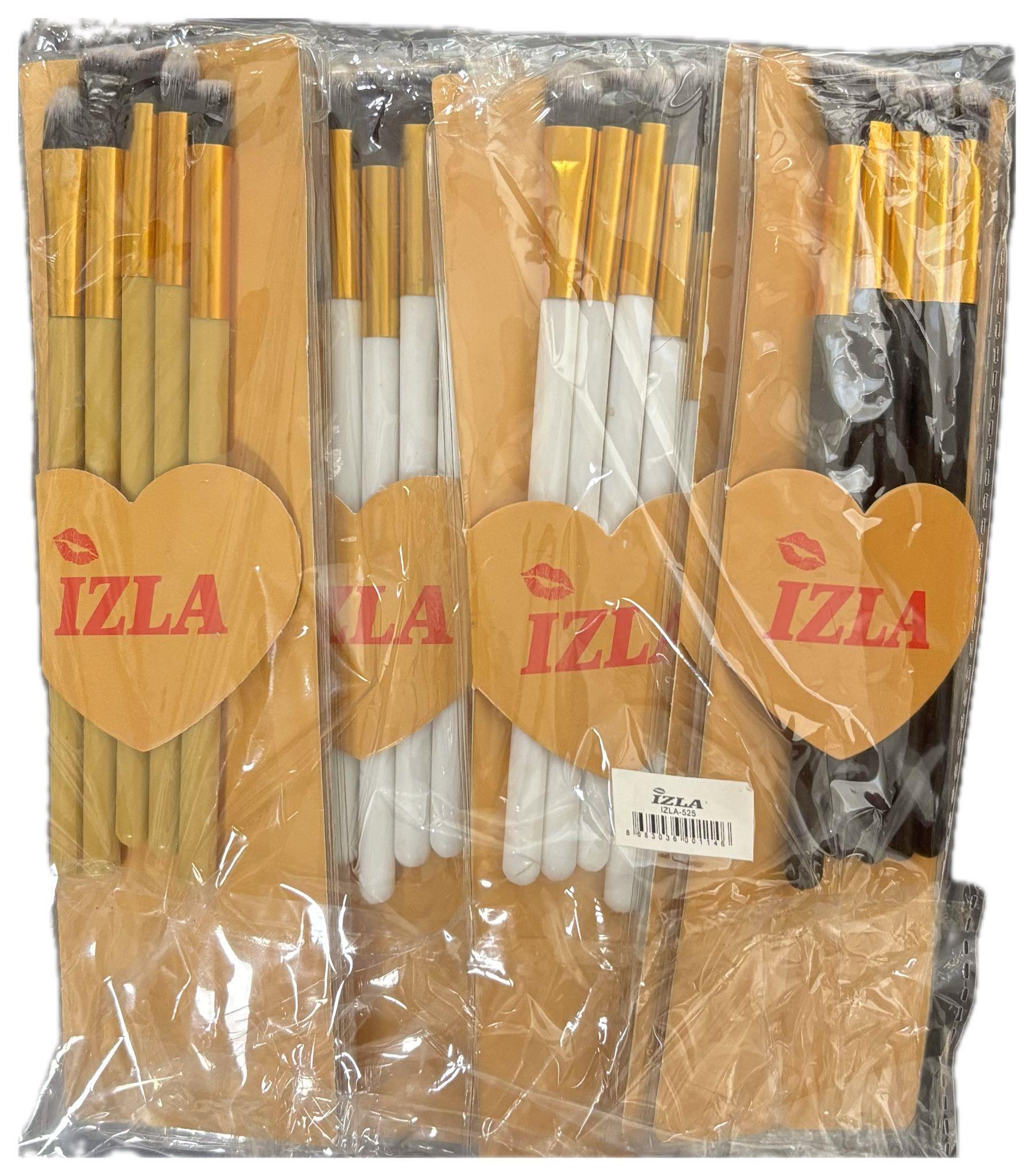 5 Adet Makyaj Fırçası Açık Kahve Renk