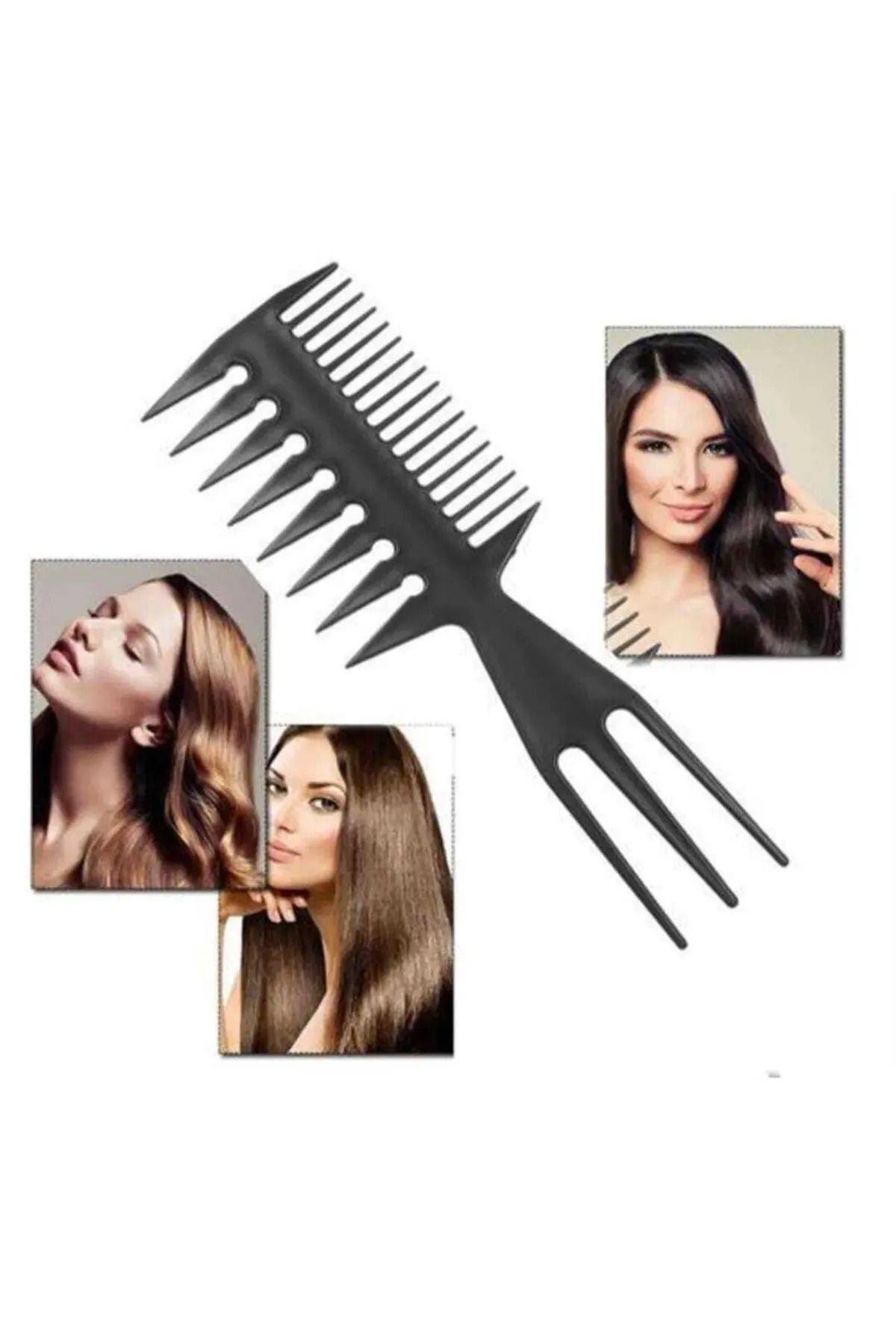 Çift Taraflı Geniş Aralıklı Wax Şekil Verme Tarağı Antistatik Karbon Tarak FR193