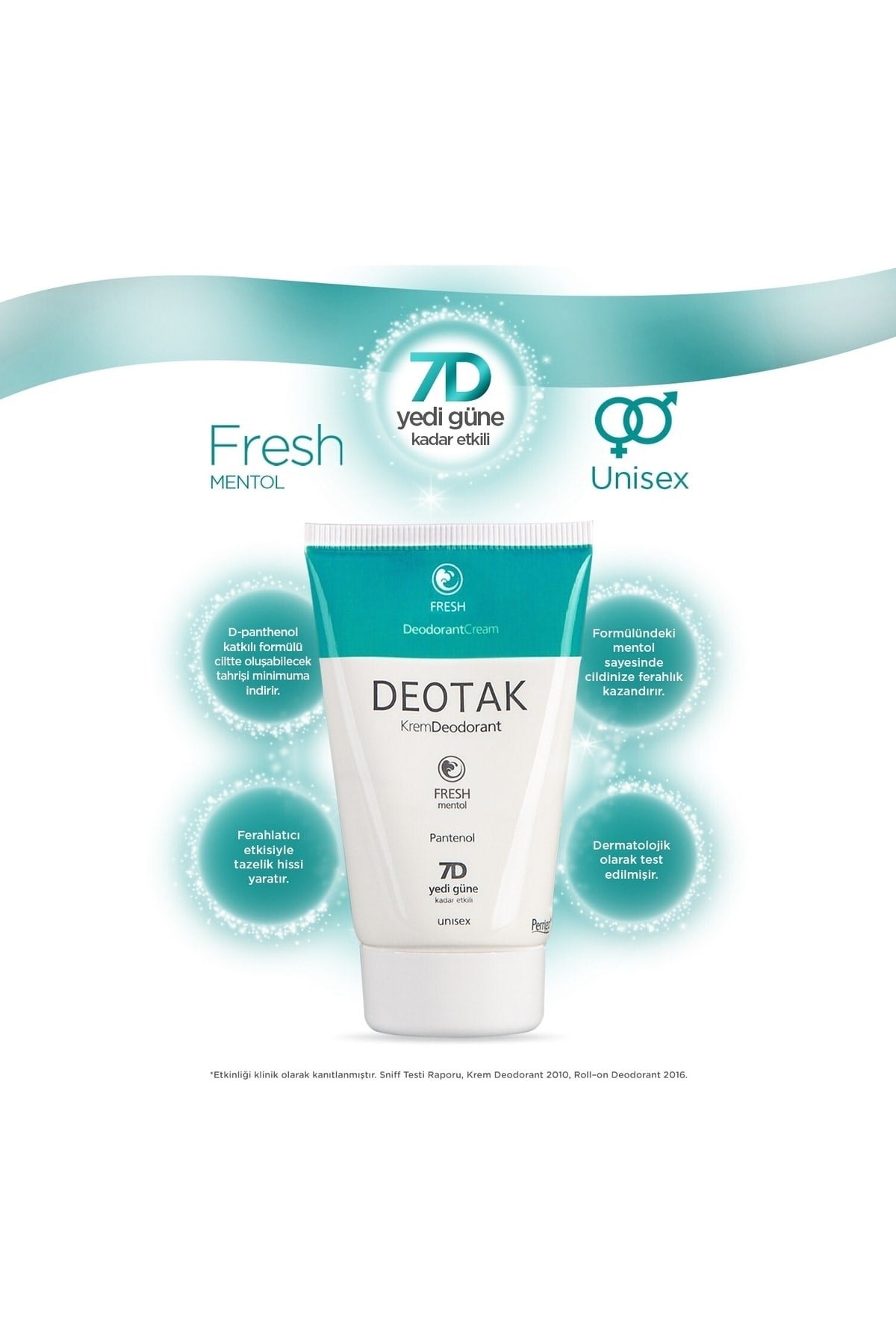 Deotak Fresh Ferahlatıcı 35 ml Krem Deodorant