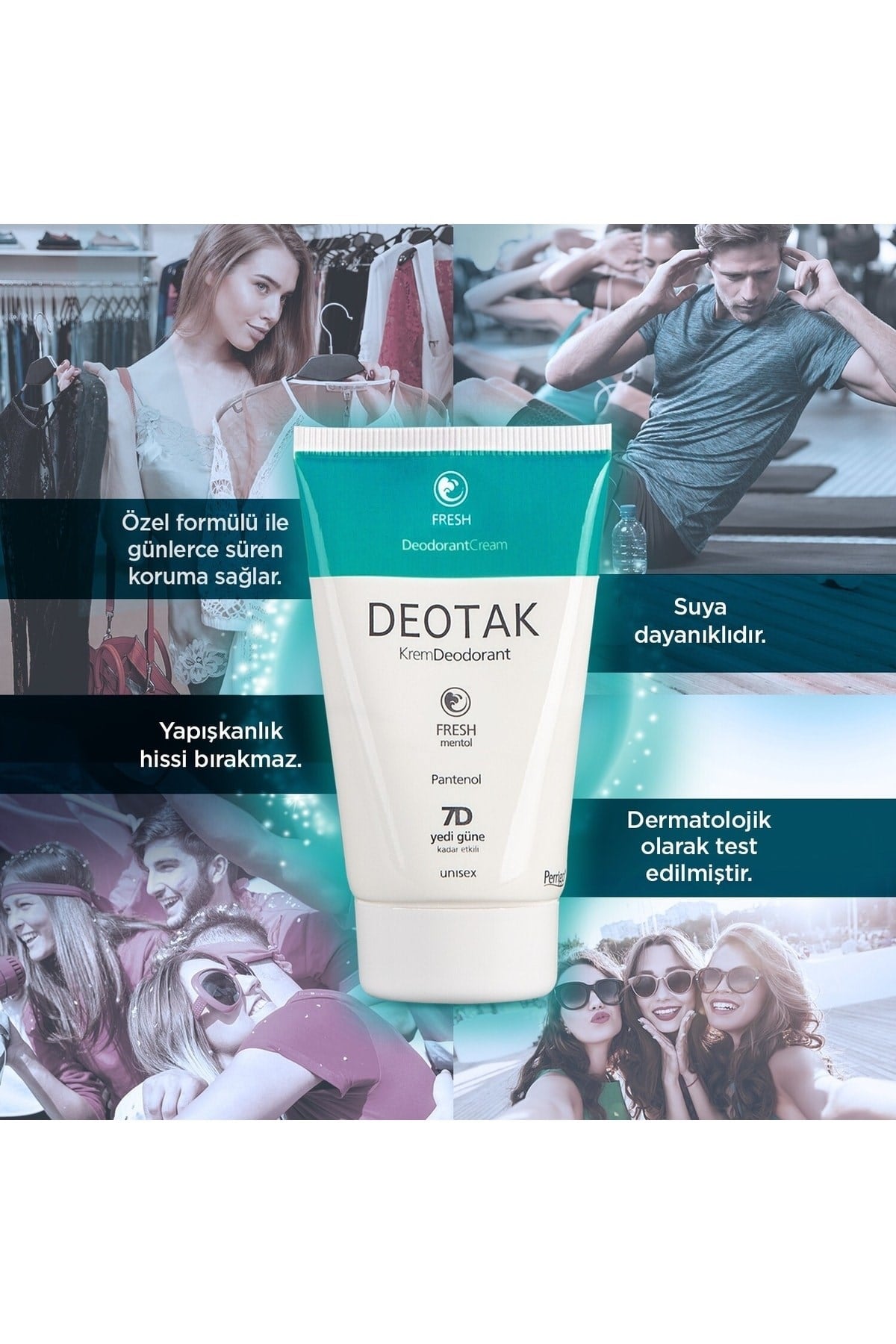 Deotak Fresh Ferahlatıcı 35 ml Krem Deodorant
