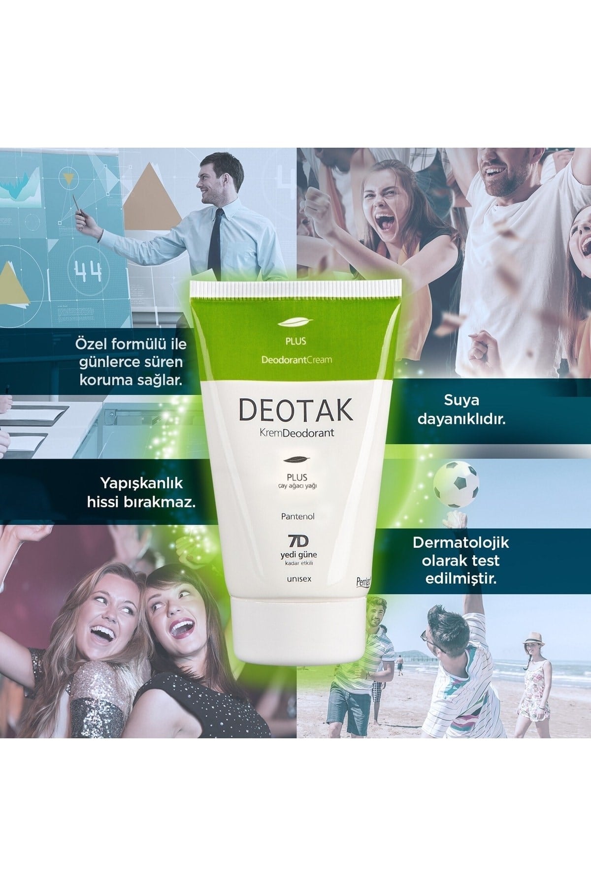 Deotak Plus 35 ml Krem Deodorant