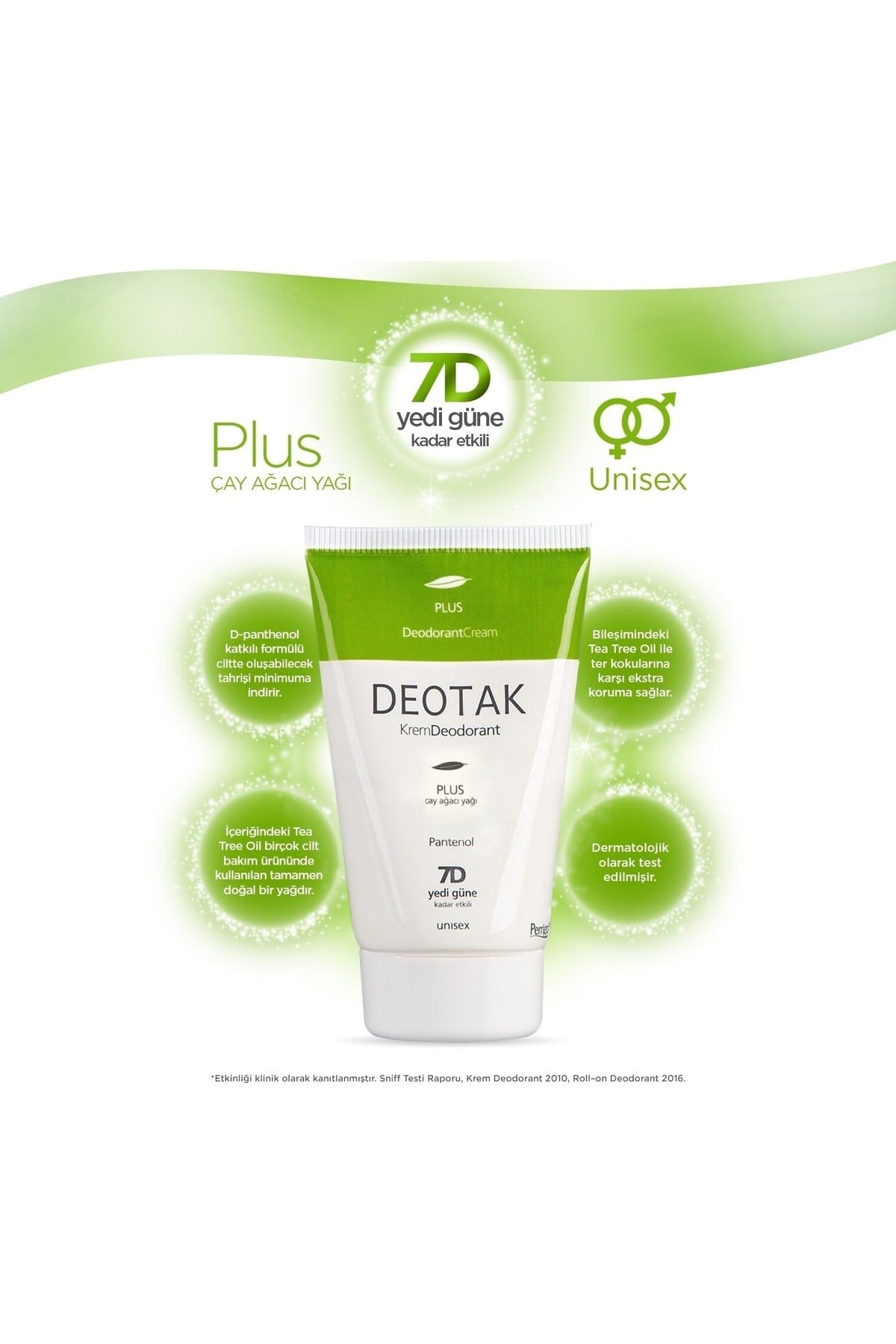 Deotak Plus 35 ml Krem Deodorant