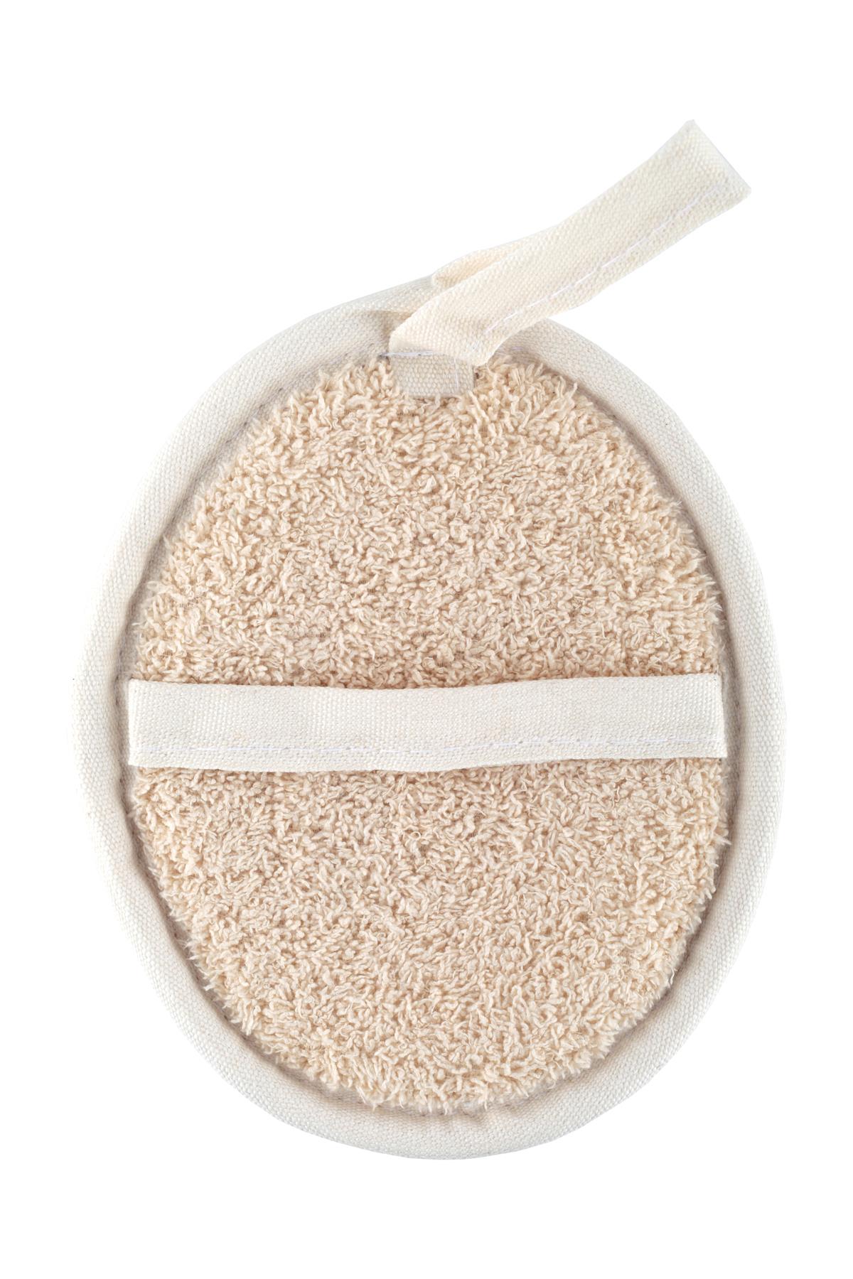 Doğal Kabak Oval Yüz Pedi - Çift Taraflı