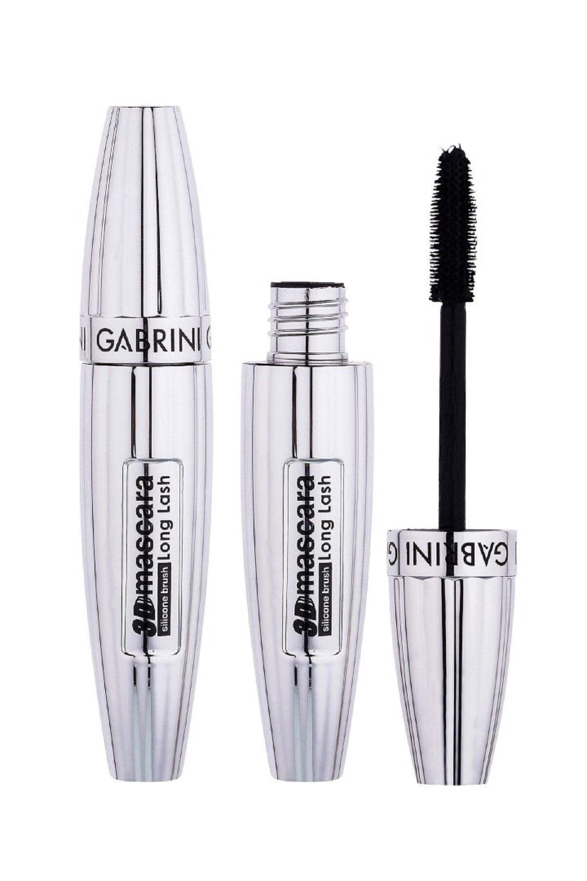 Gabrini 3d Mascara Silicone Brush Long Lash Siyah