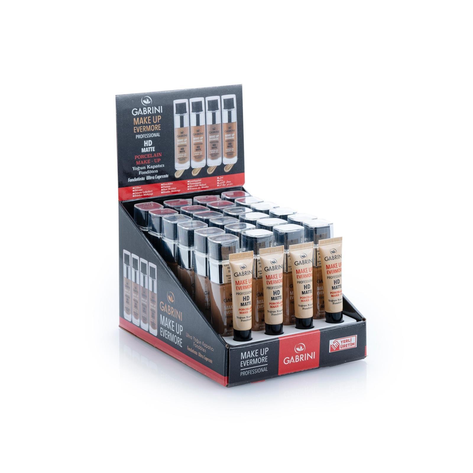 Gabrini Mat Fondöten Professional Hd Matte Foundation No:2