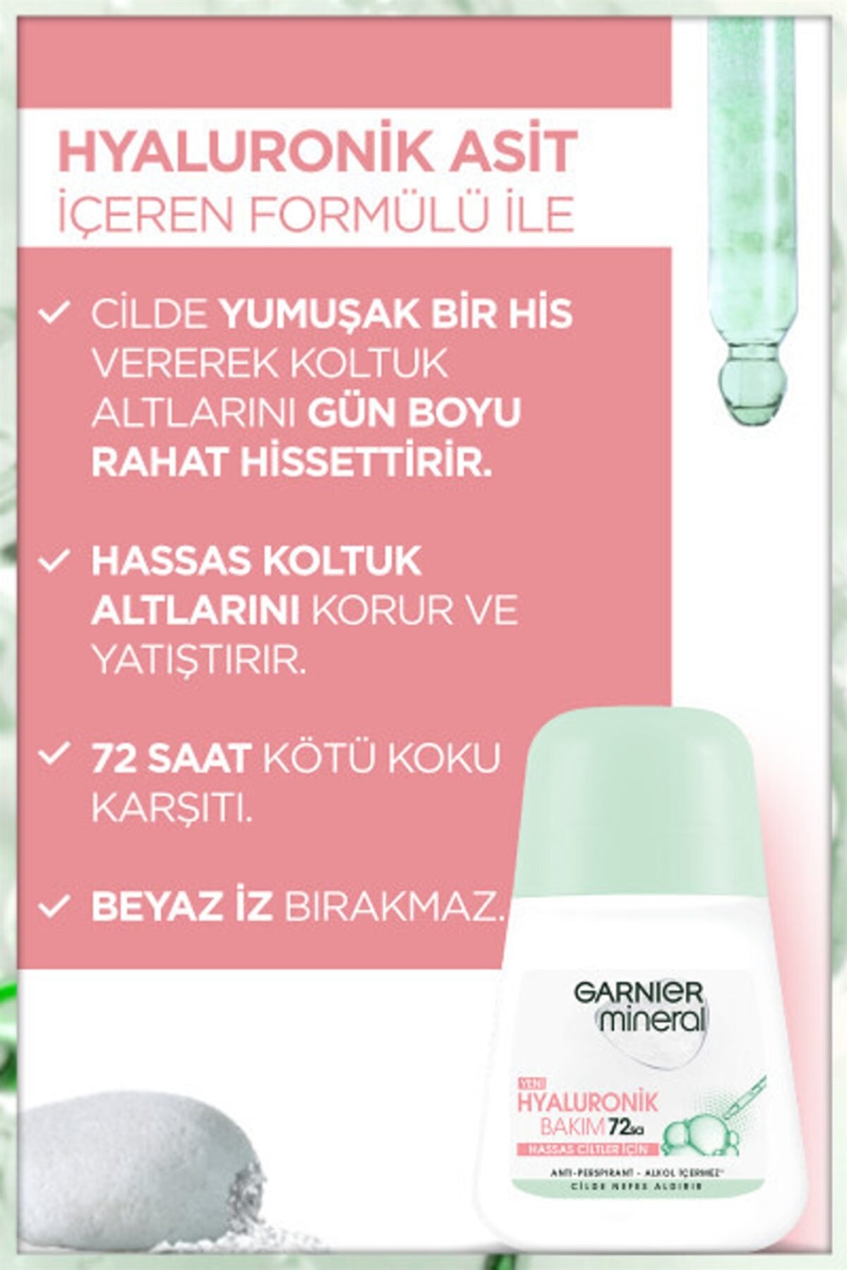 Garnier Deodorant Roll On Hyaluronik Bakım 50 ml