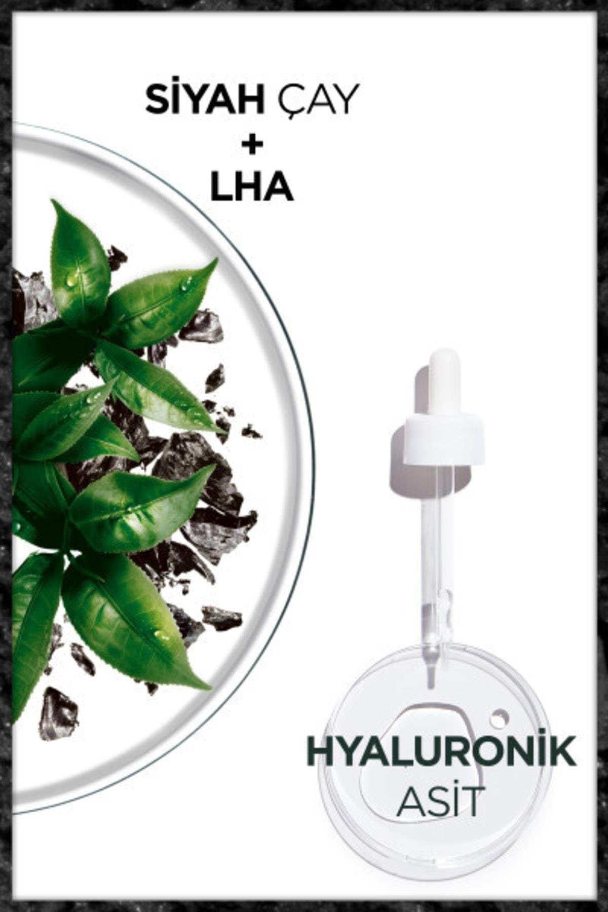 Garnier Siyah Çay Kömürlü Kağıt Yüz Maskesi