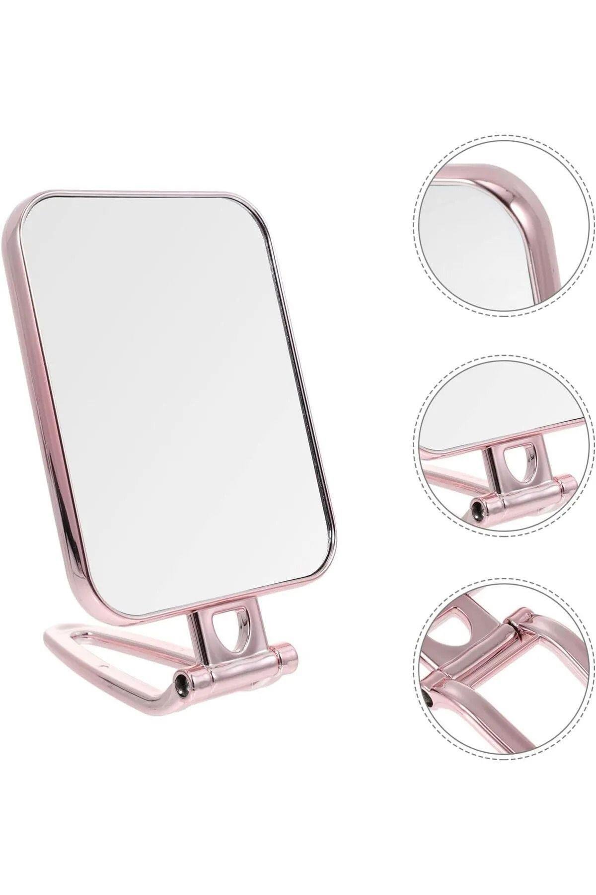 Kare Çift Taraflı Büyüteçli Makyaj Aynası 16x13cm