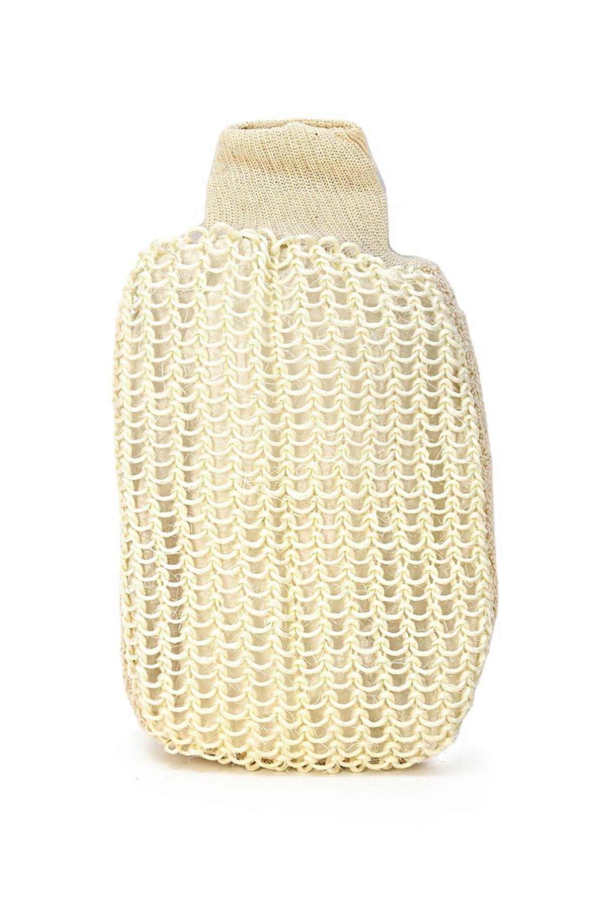 Kifi Doğal Sisal Havlu Eldiven - Çift Taraflı KF1020