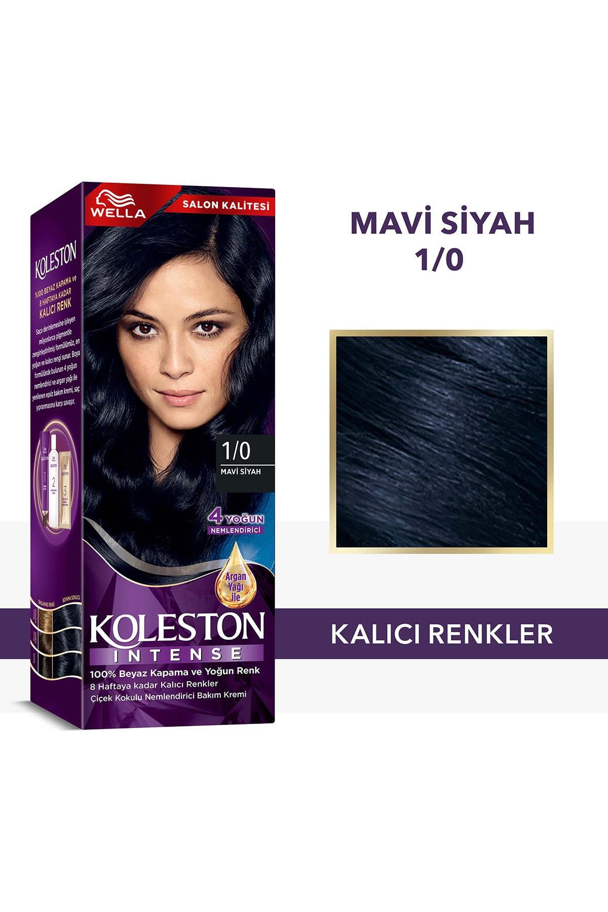 Koleston Intense Saç Boyası 1/0 Mavi Siyah