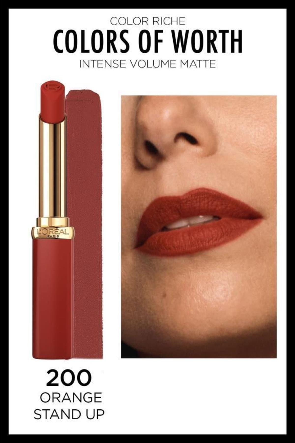 L'Oreal Paris Color Riche Colors Of Worth Intense Volume Matte Ruj