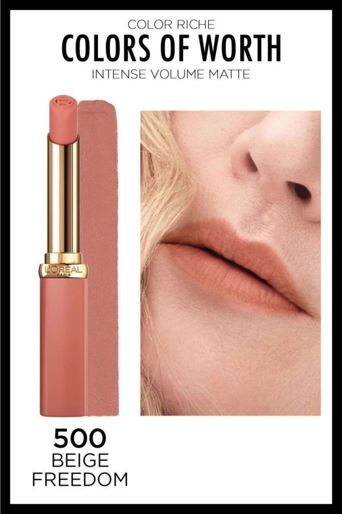 L'Oreal Paris Color Riche Colors Of Worth Intense Volume Matte Ruj