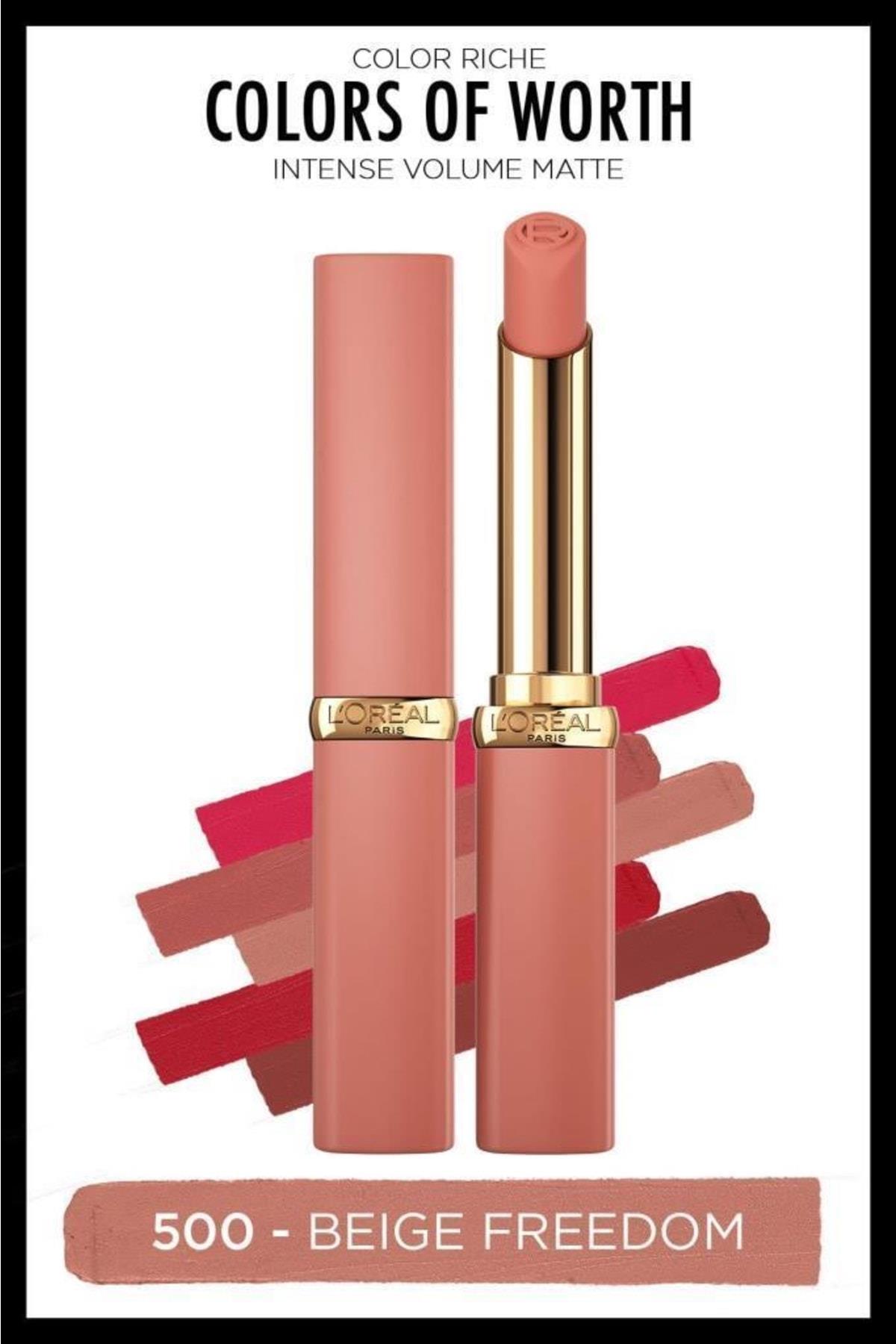 L'Oreal Paris Color Riche Colors Of Worth Intense Volume Matte Ruj