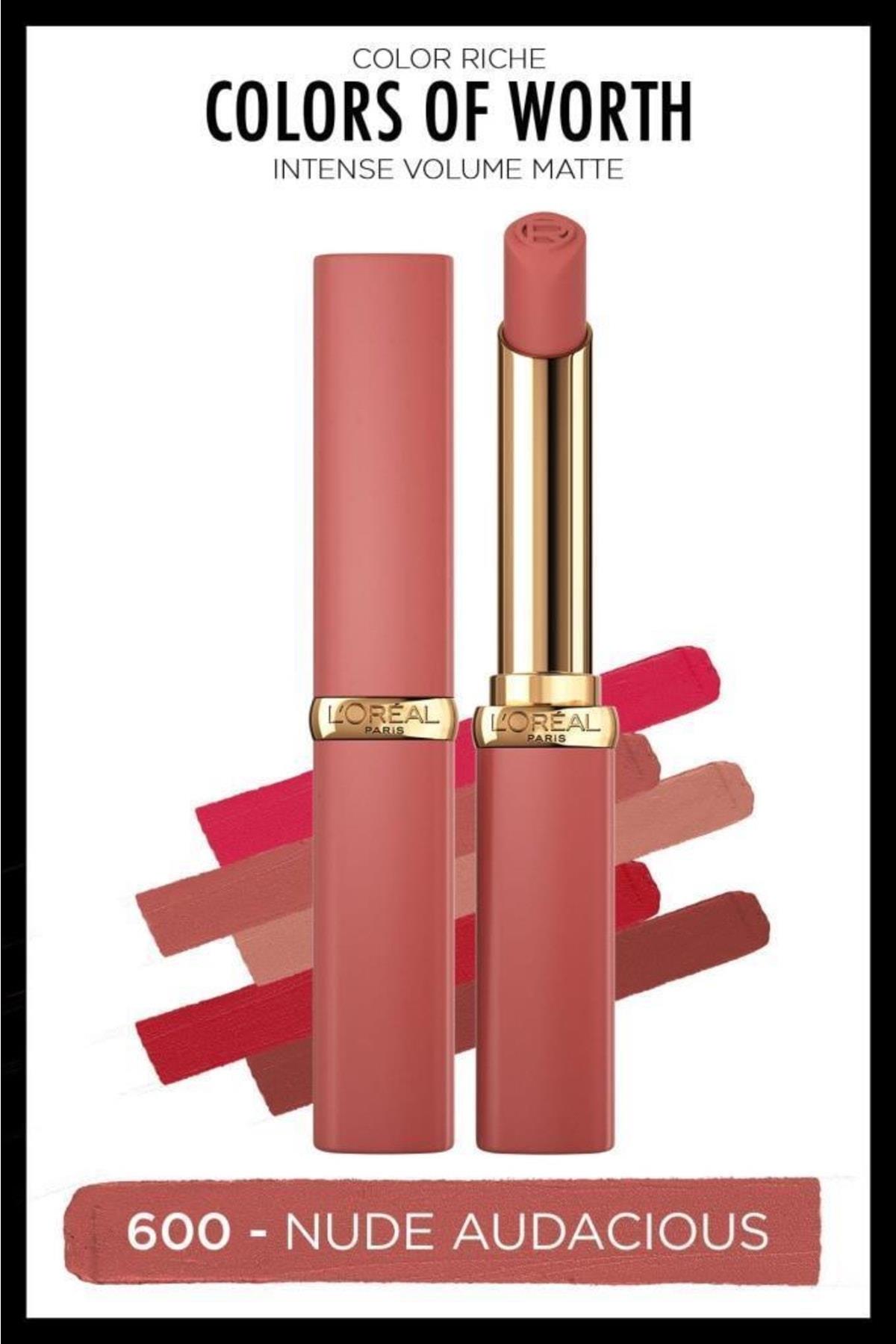 L'Oreal Paris Color Riche Colors Of Worth Intense Volume Matte Ruj