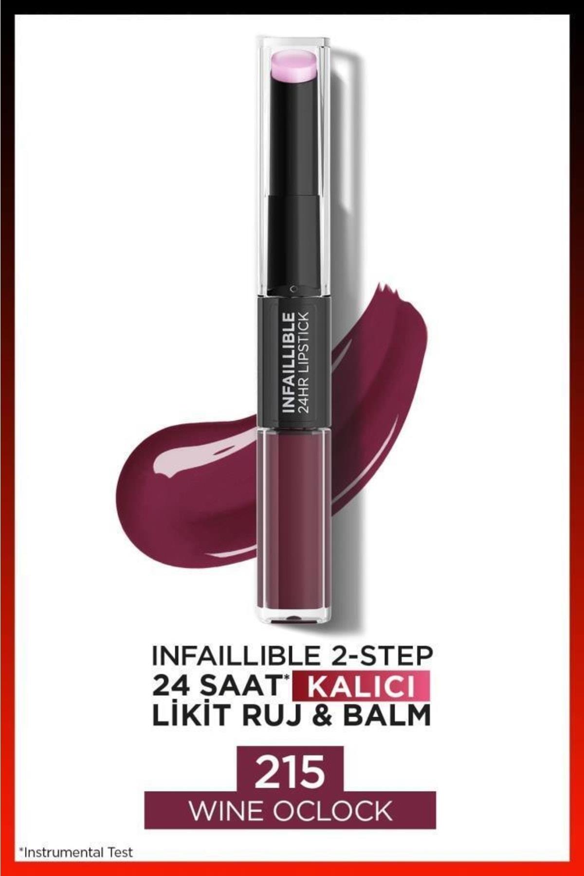 L'Oreal Paris Infaillible 2-step 24 Saat Kalıcı Likit Ruj & Balm