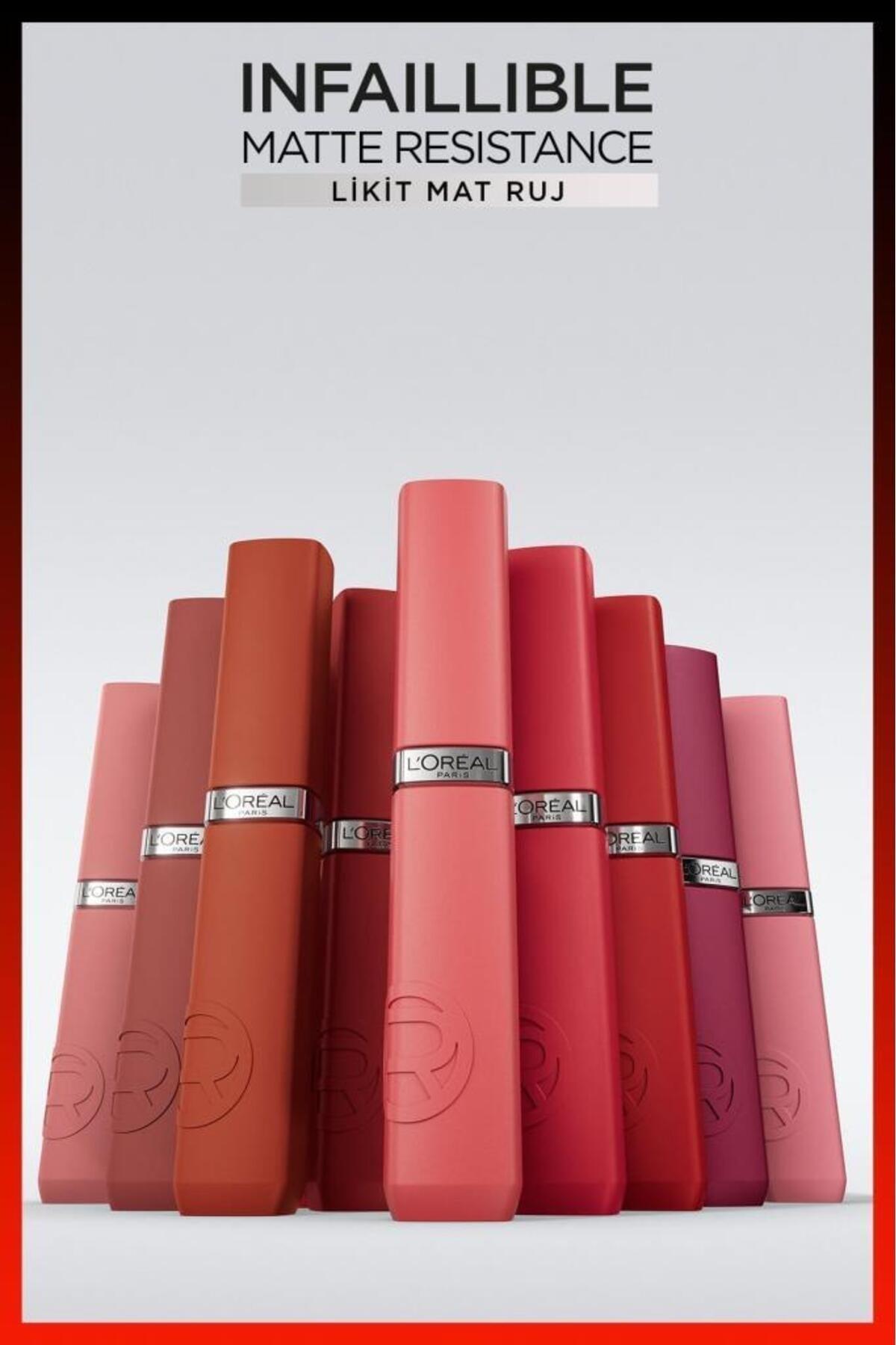L'Oreal Paris Infaillible Matte Resistance Likit Mat Ruj