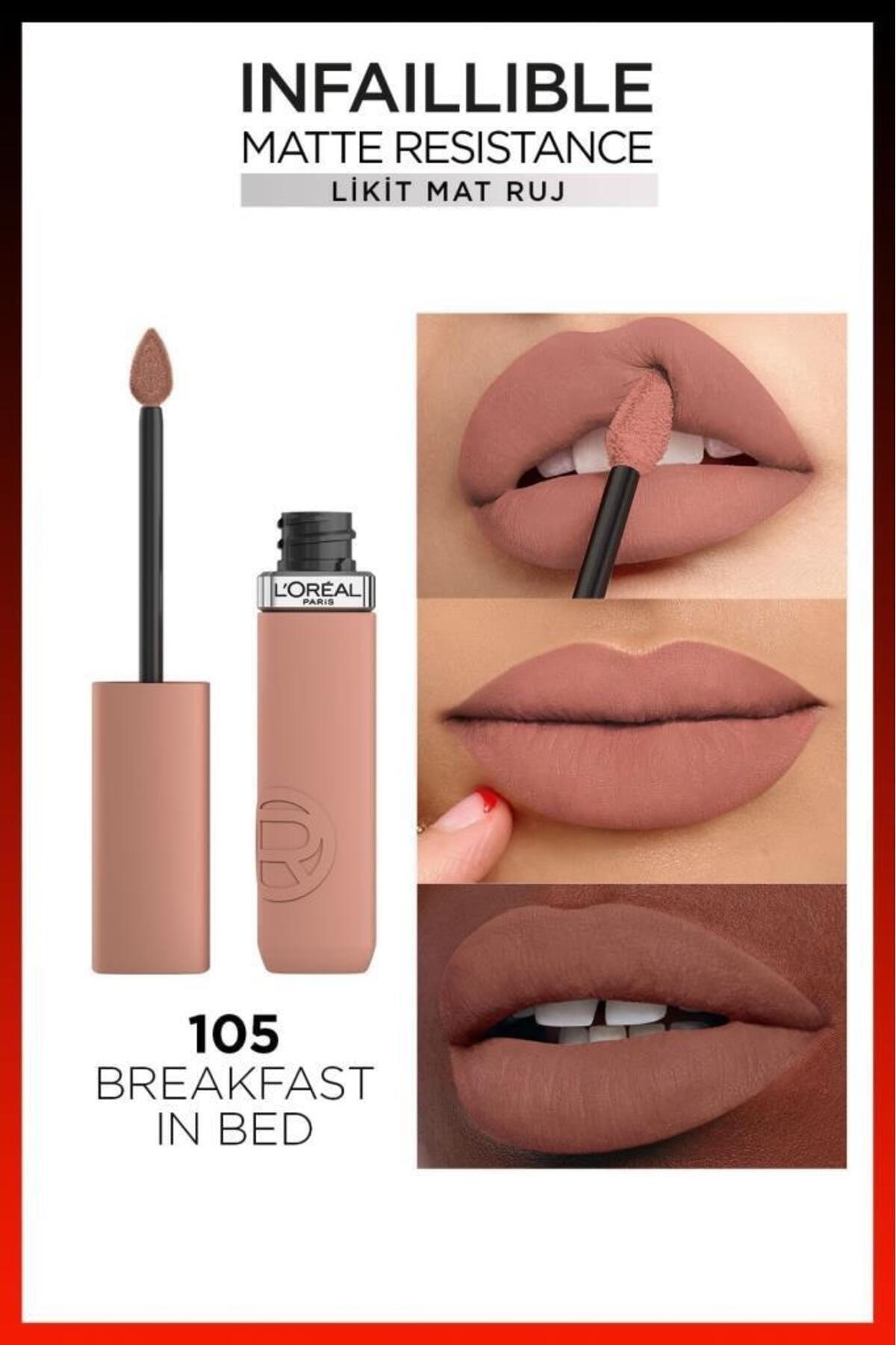 L'Oreal Paris Infaillible Matte Resistance Likit Mat Ruj