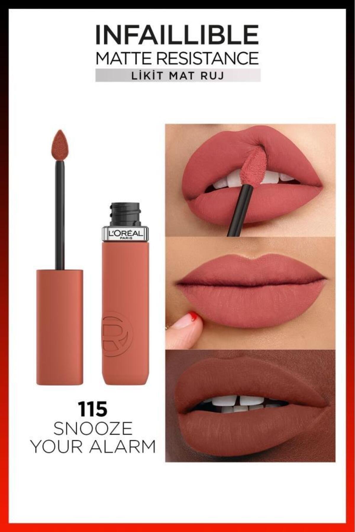 L'Oreal Paris Infaillible Matte Resistance Likit Mat Ruj
