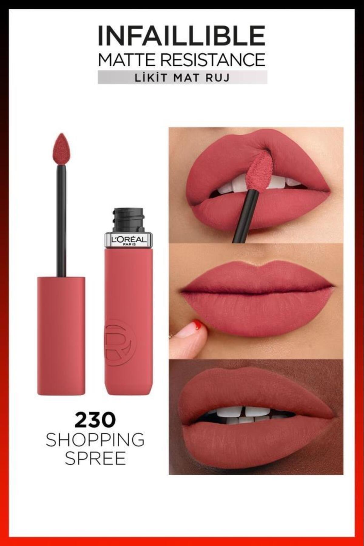 L'Oreal Paris Infaillible Matte Resistance Likit Mat Ruj