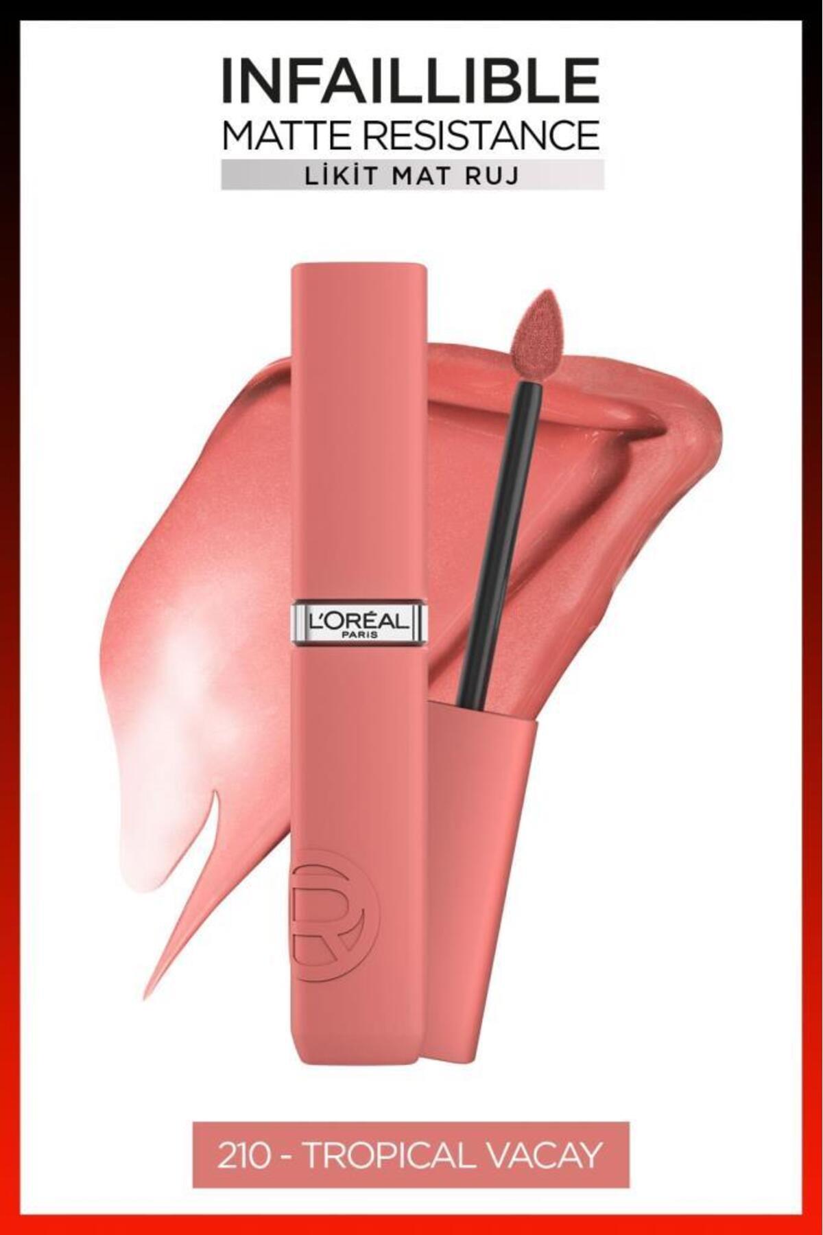 L'Oreal Paris Infaillible Matte Resistance Likit Mat Ruj