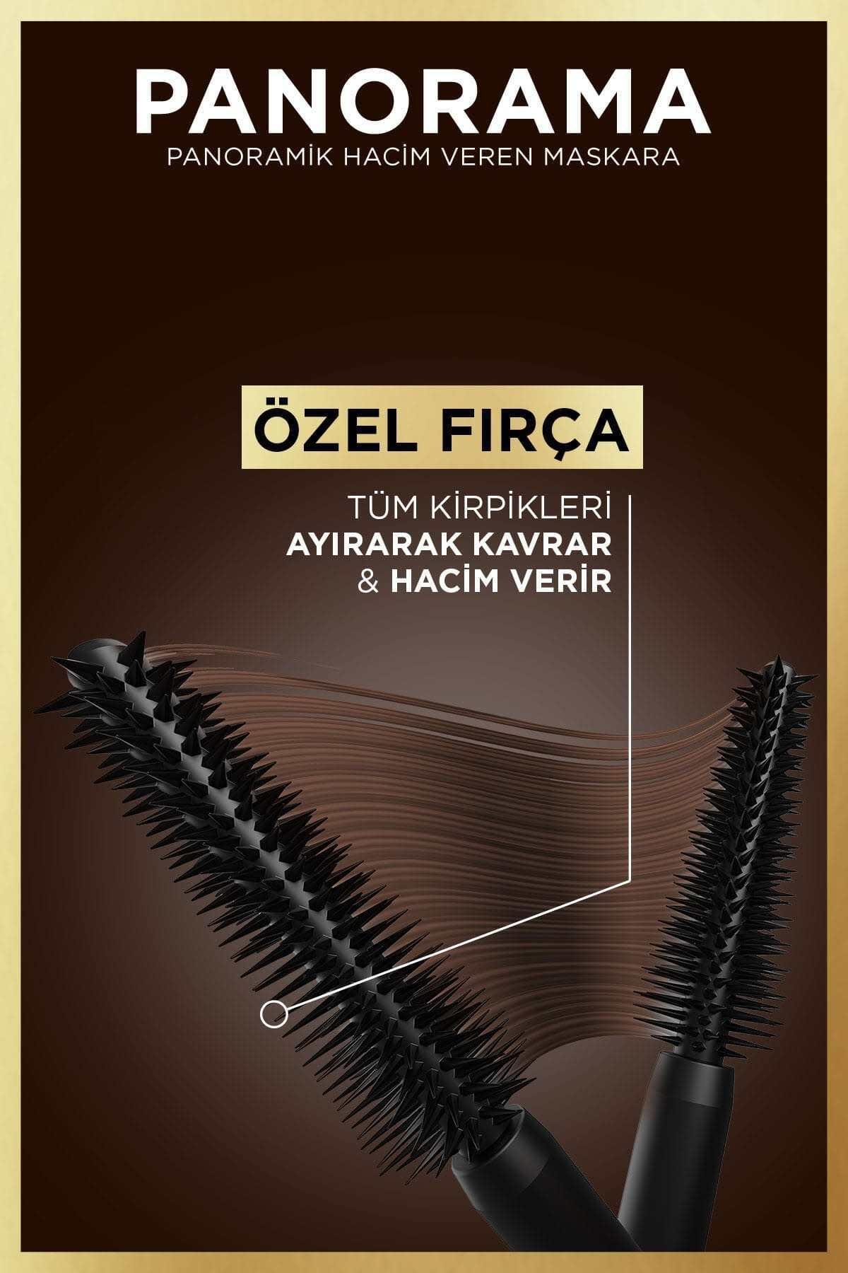 L'Oreal Paris Panorama Hacim Veren Maskara Koyu Kahverengi