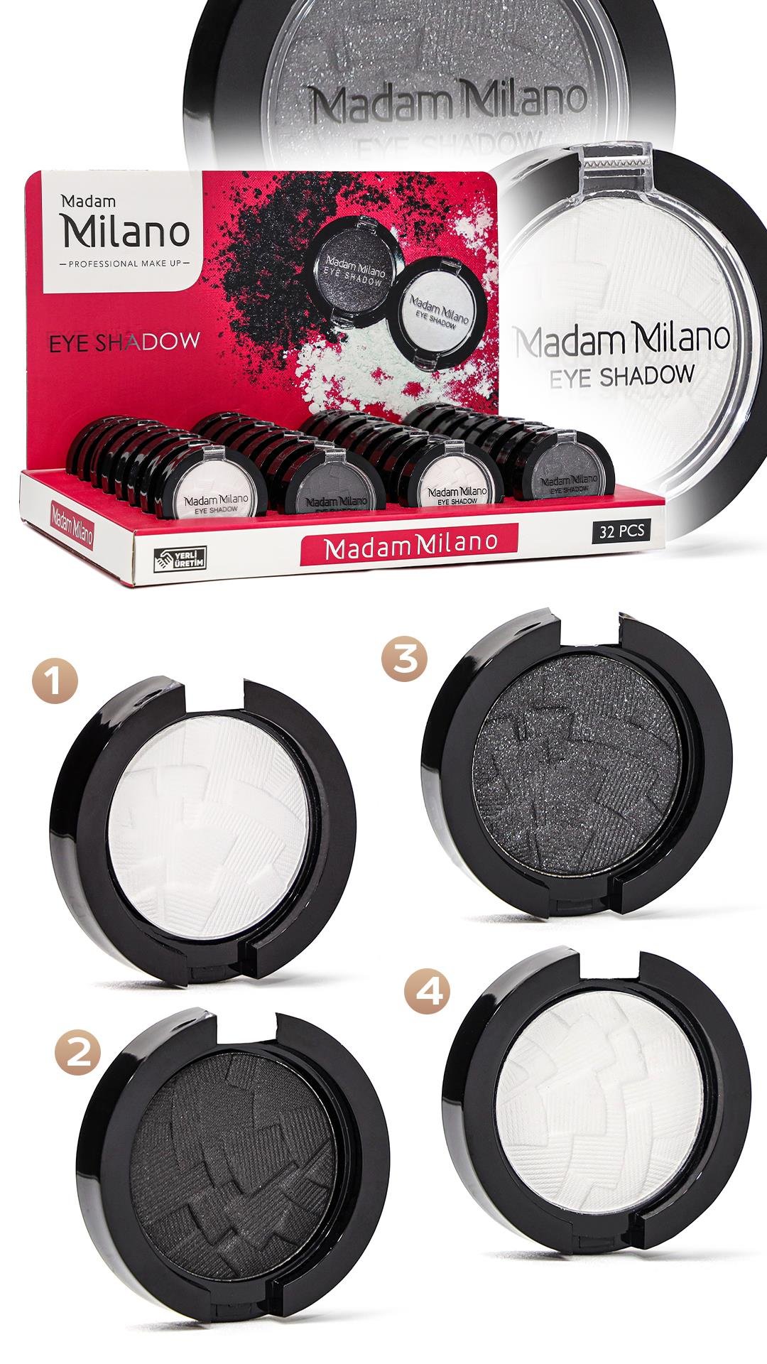 Madam Milano Tekli Göz Farı Beyaz