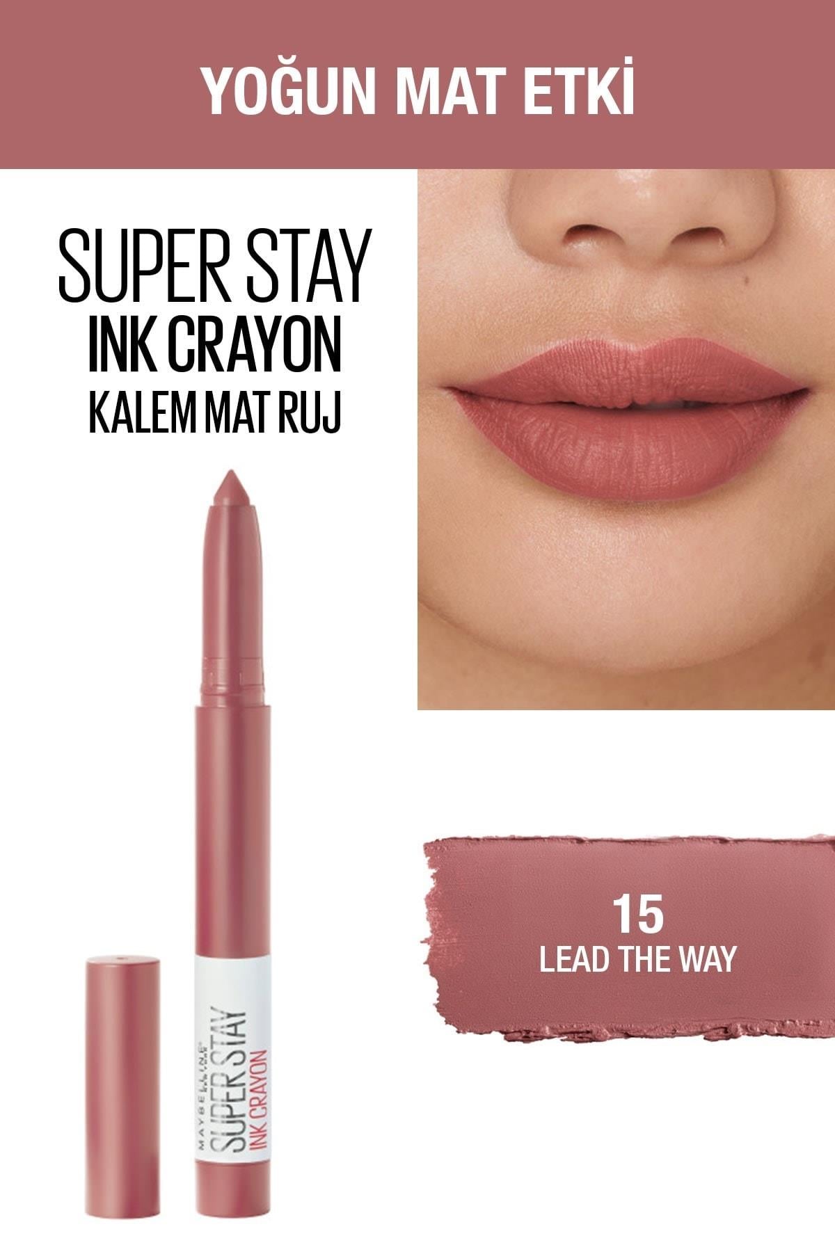 Maybelline New York Kalem Ruj - Superstay Ink Crayon
