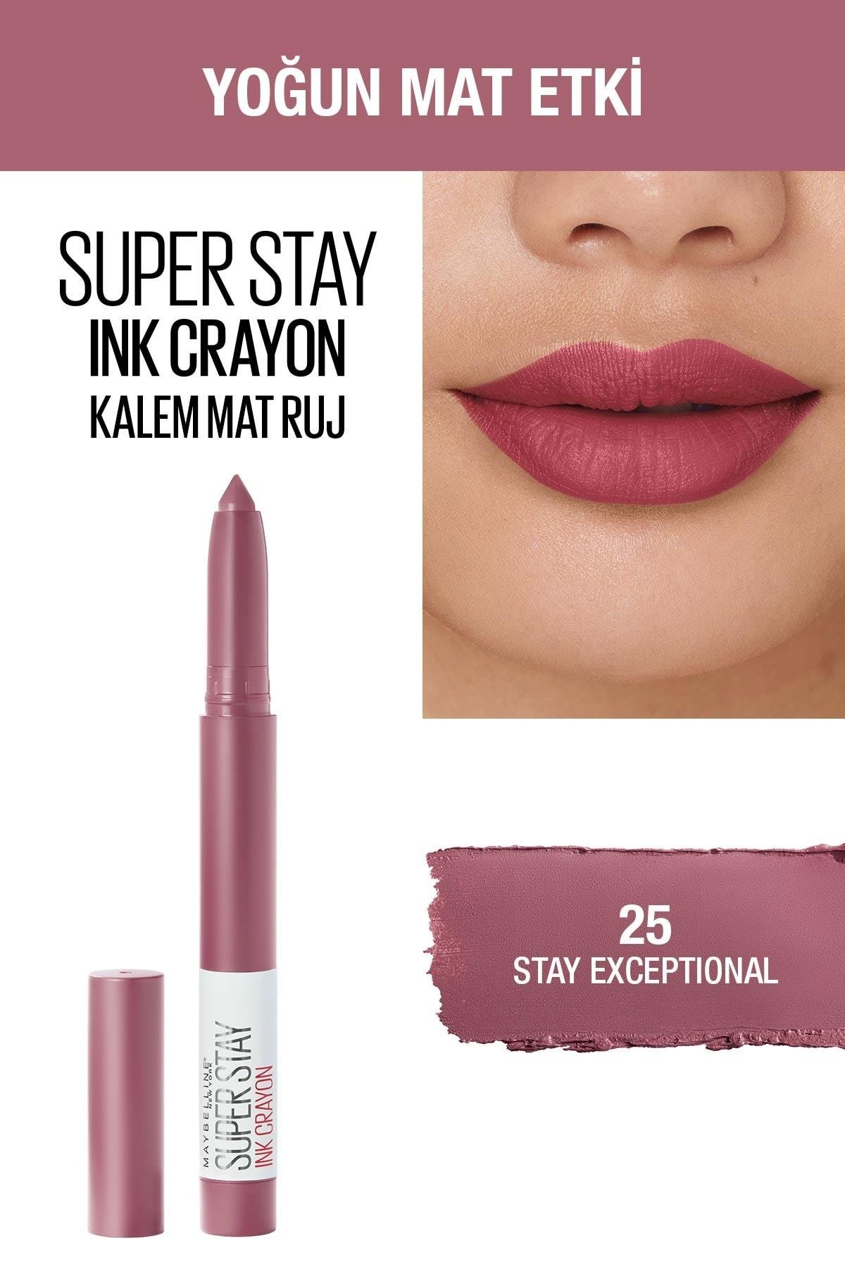 Maybelline New York Kalem Ruj - Superstay Ink Crayon