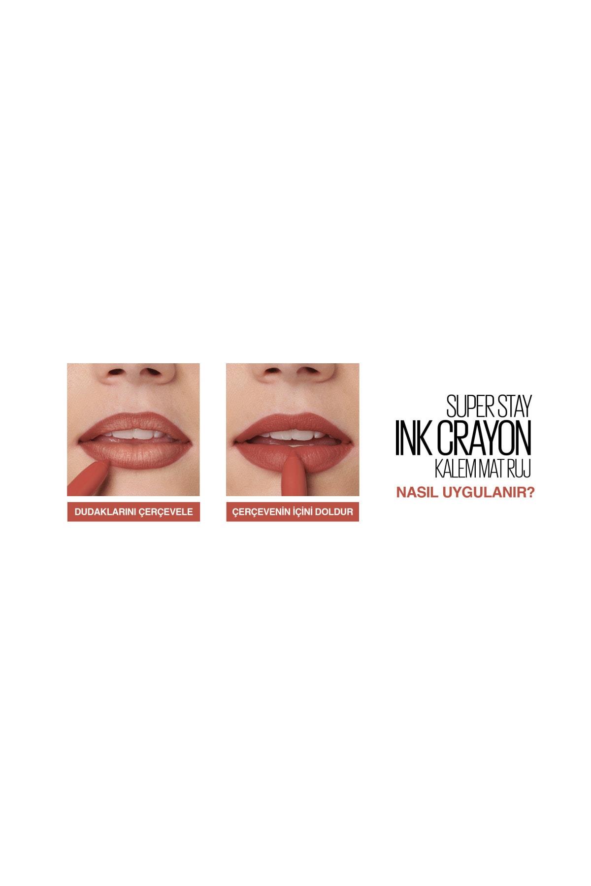 Maybelline New York Kalem Ruj - Superstay Ink Crayon