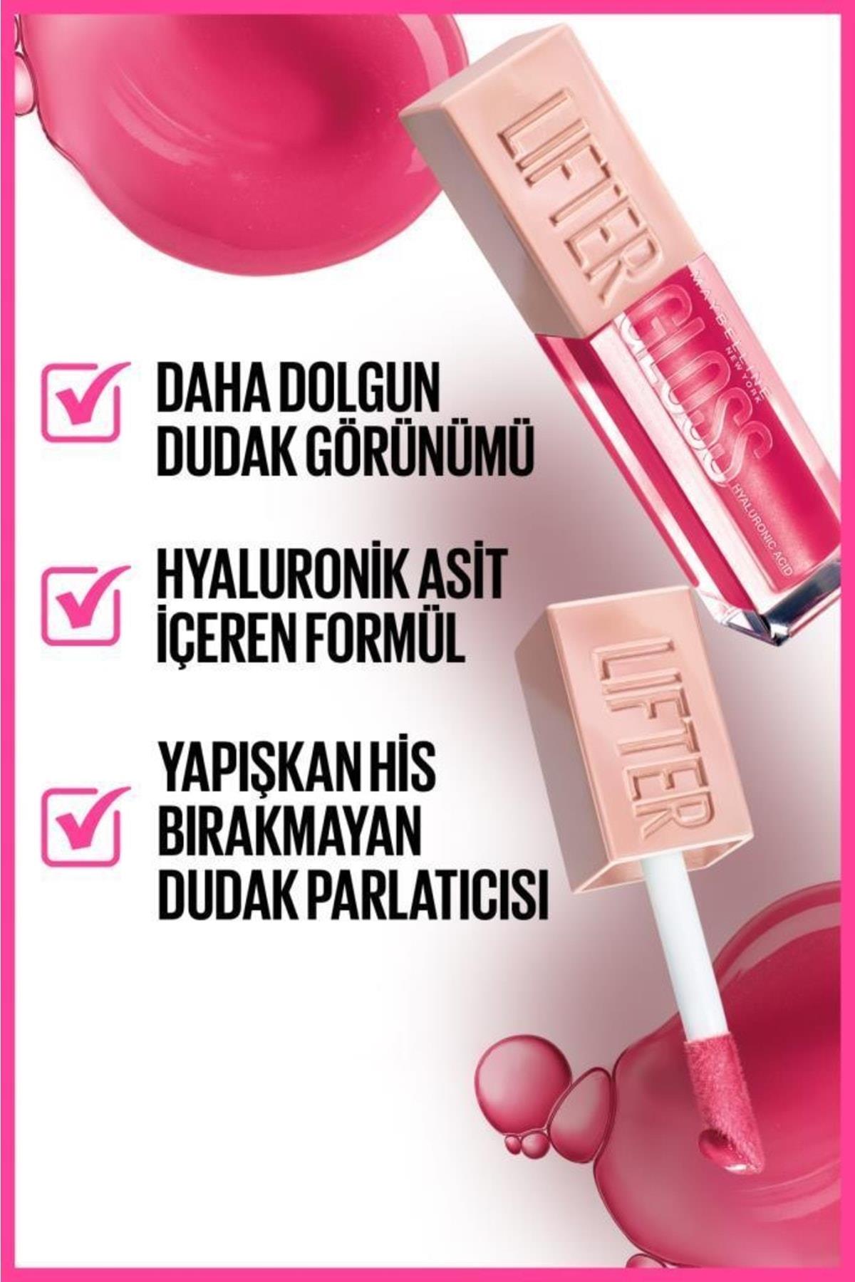 Maybelline New York Lifter Gloss Nemlendirici Dudak Parlatıcısı