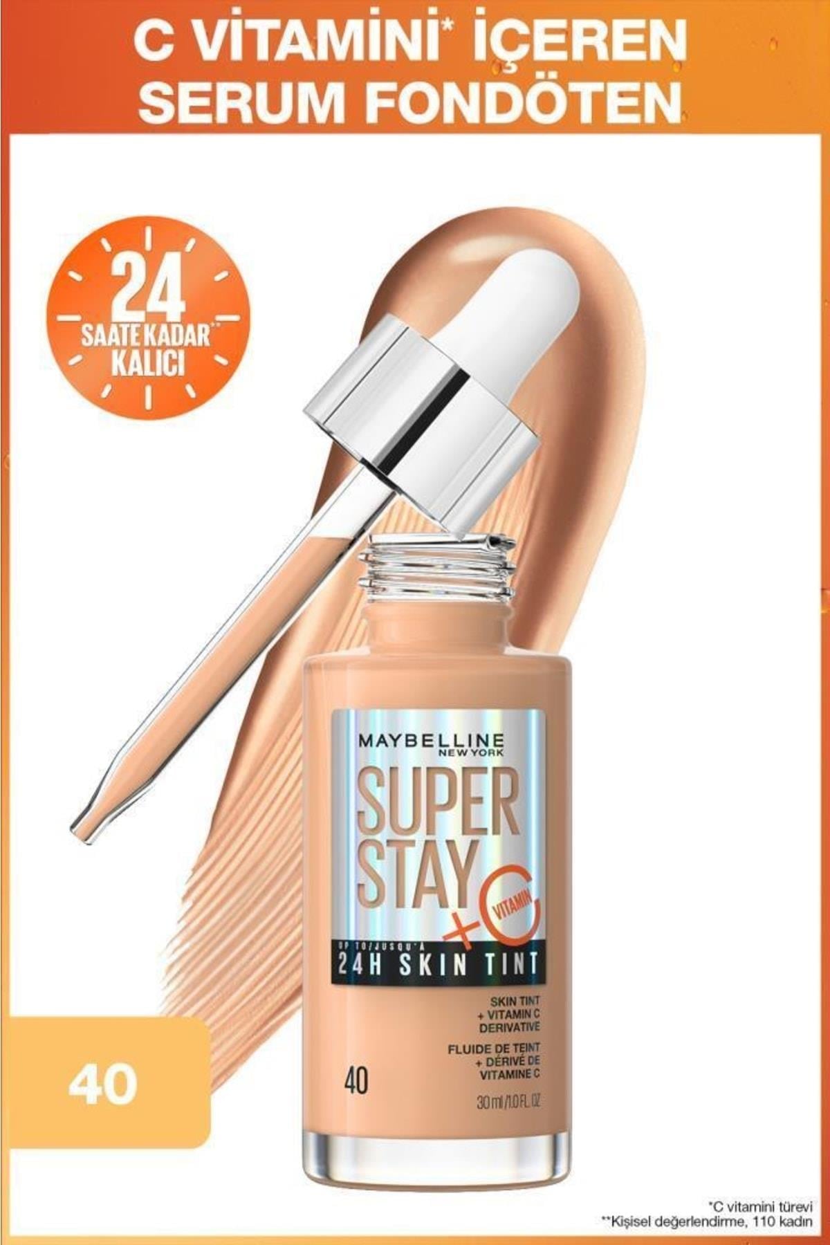 Maybelline New York Super Stay 24H Skin Tint Fondöten