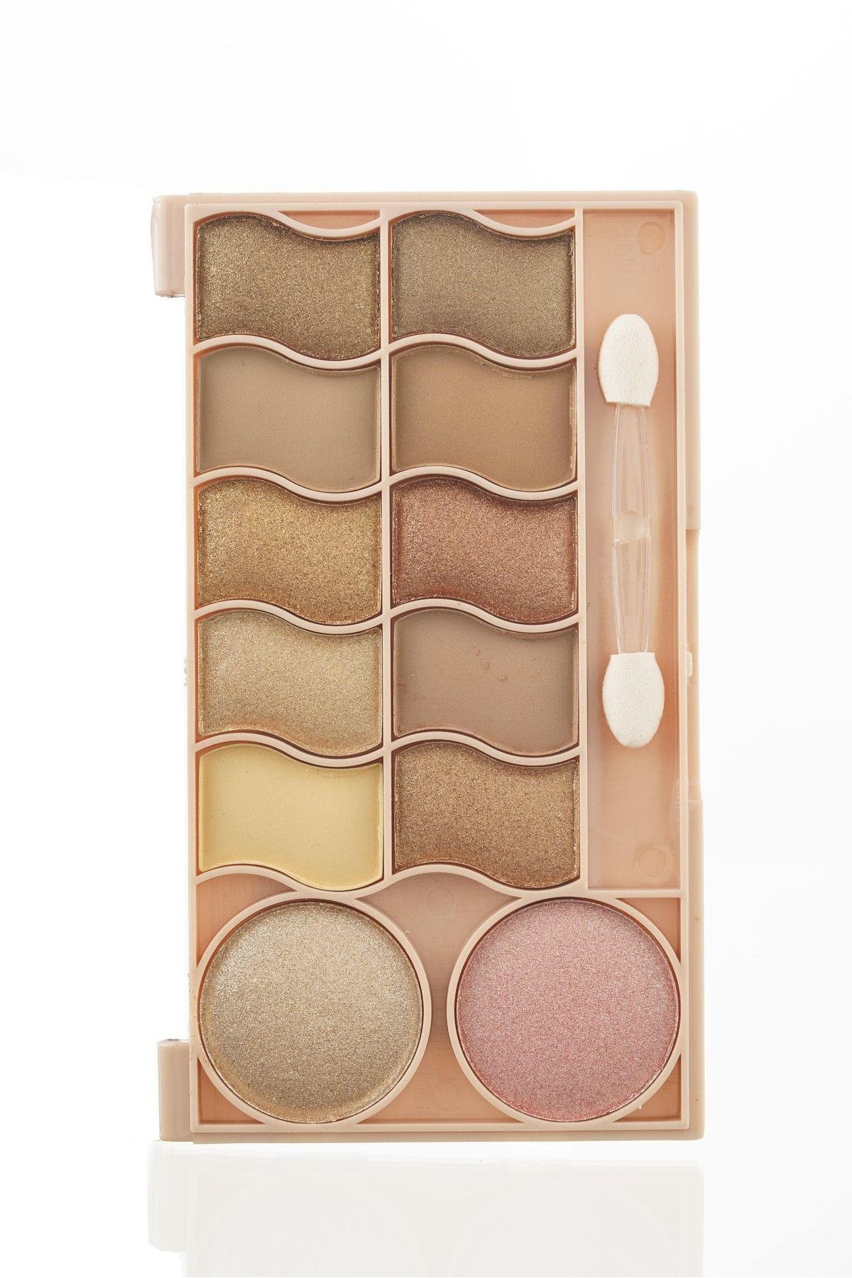 Mt 12 Renkli Göz Makyaj Seti Paleti