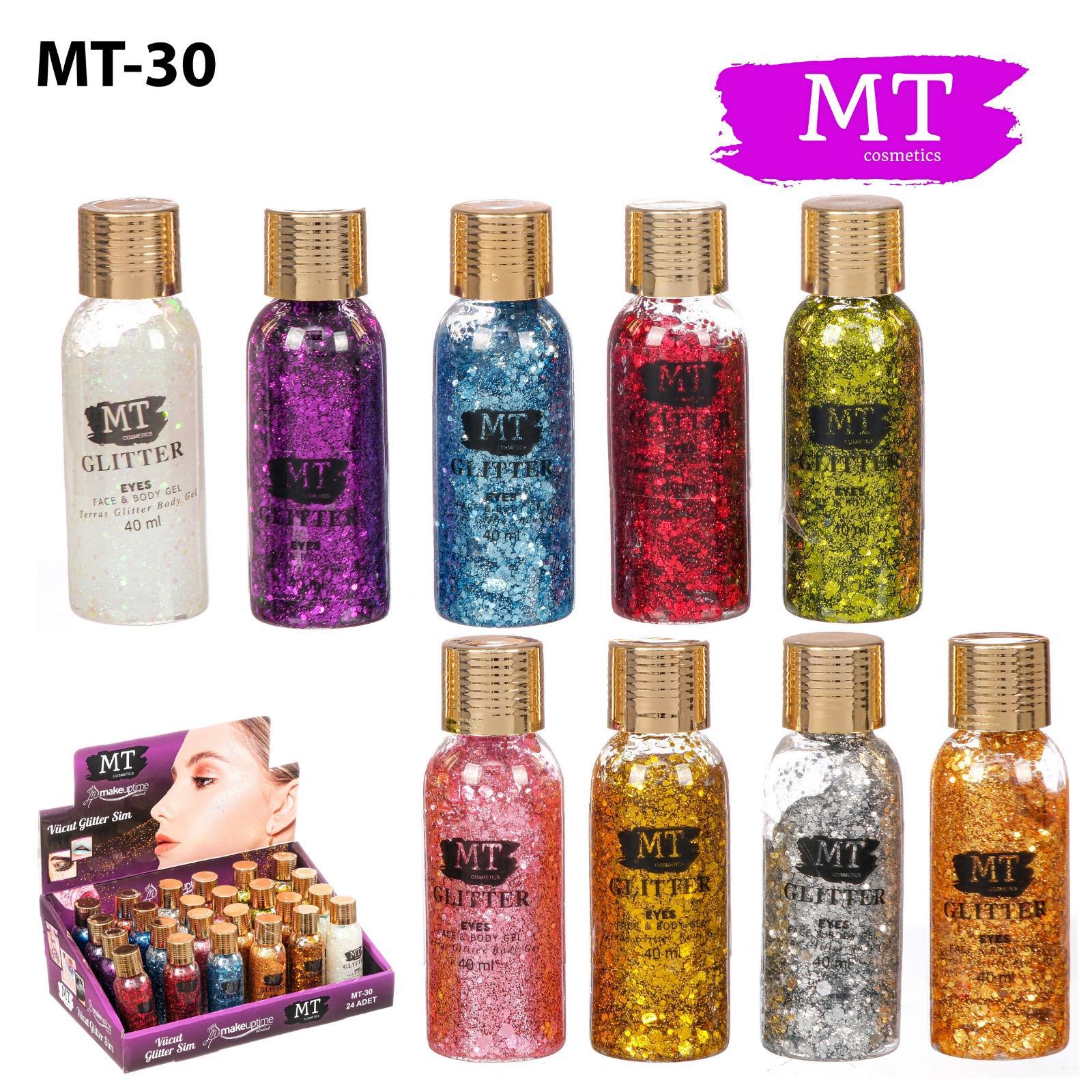 Mt 6 Adet Renkli Parçalı Glitter