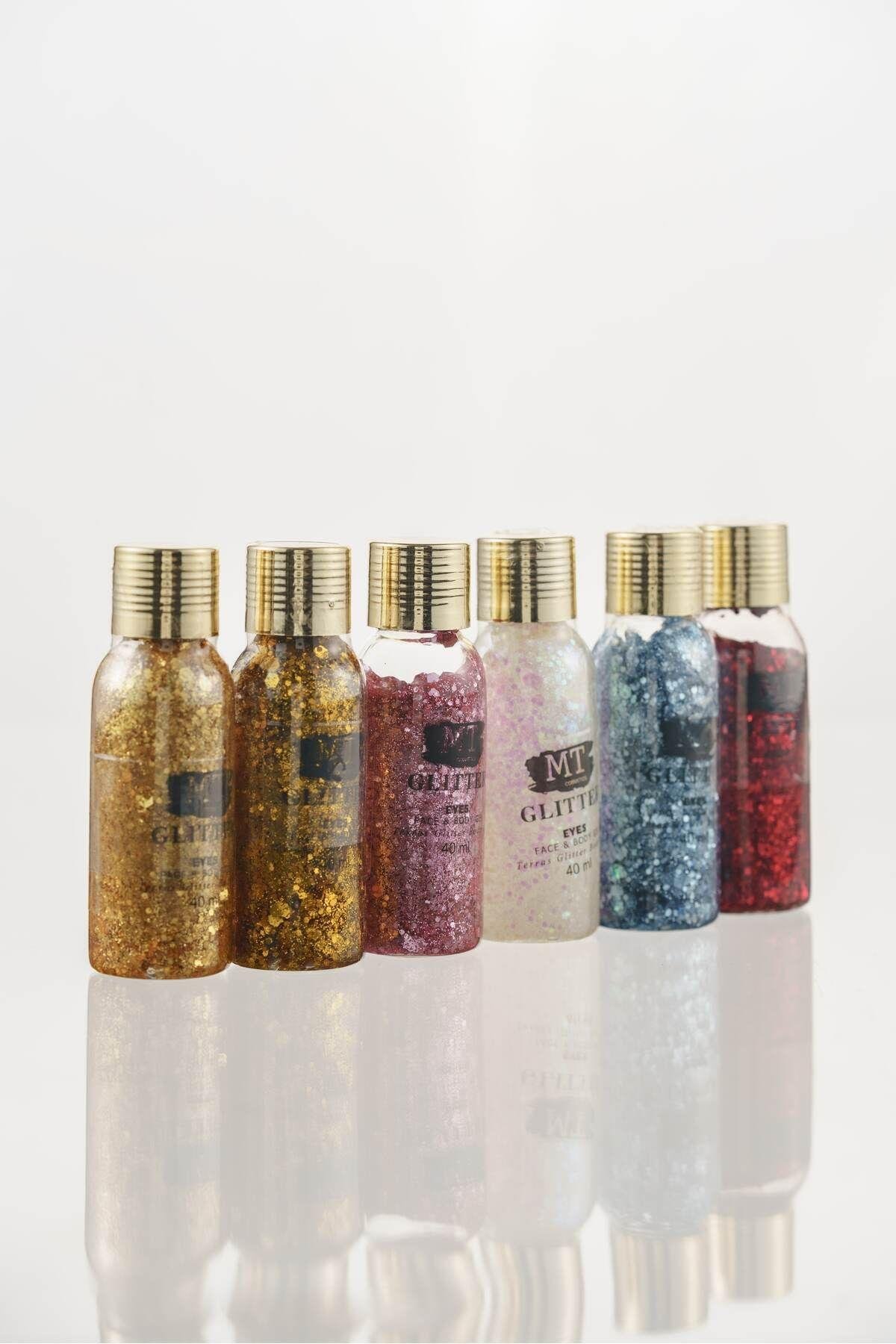 Mt 6 Adet Renkli Parçalı Glitter