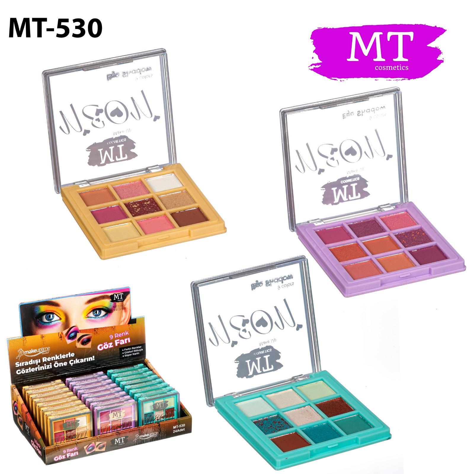 Mt 9 Renkli Neon Göz Farı Paleti