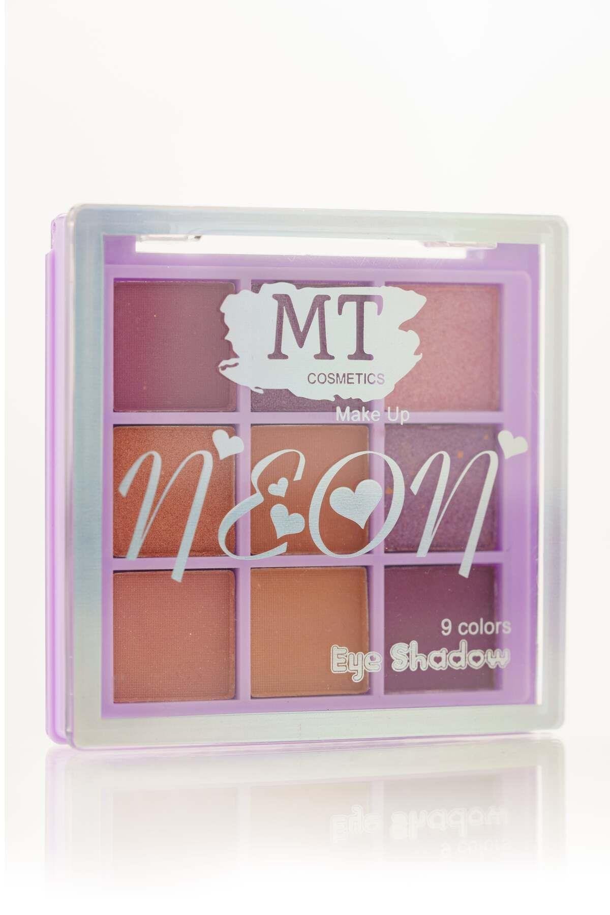 Mt 9 Renkli Neon Göz Farı Paleti