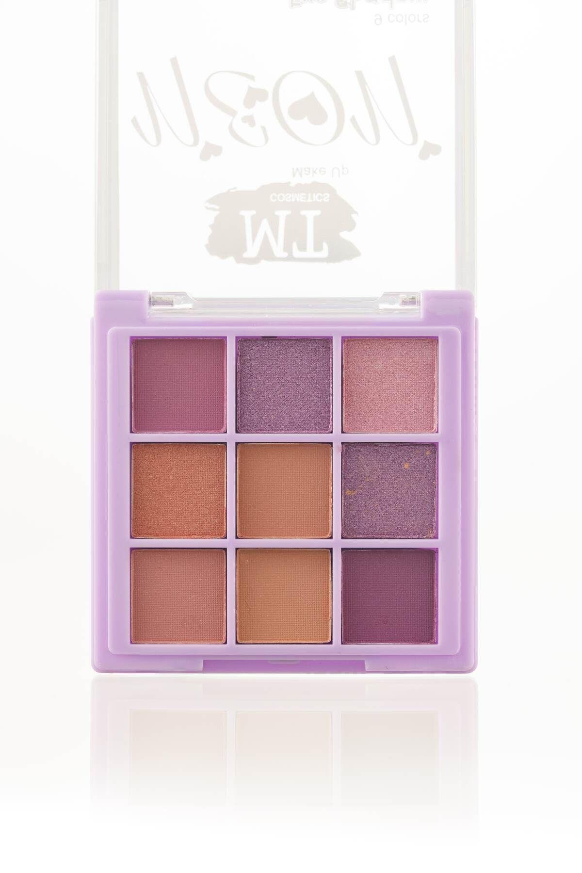 Mt 9 Renkli Neon Göz Farı Paleti