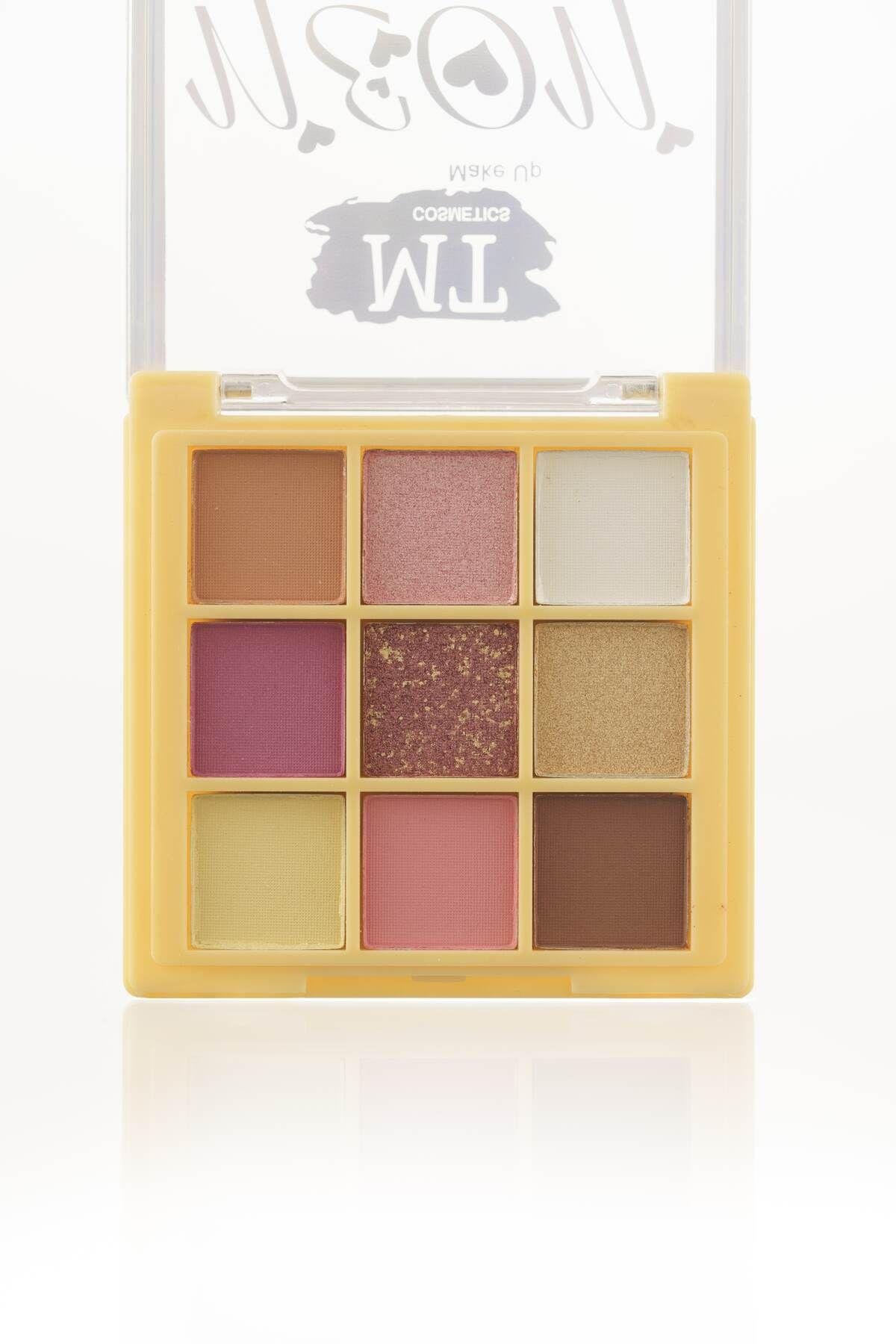 Mt 9 Renkli Neon Göz Farı Paleti