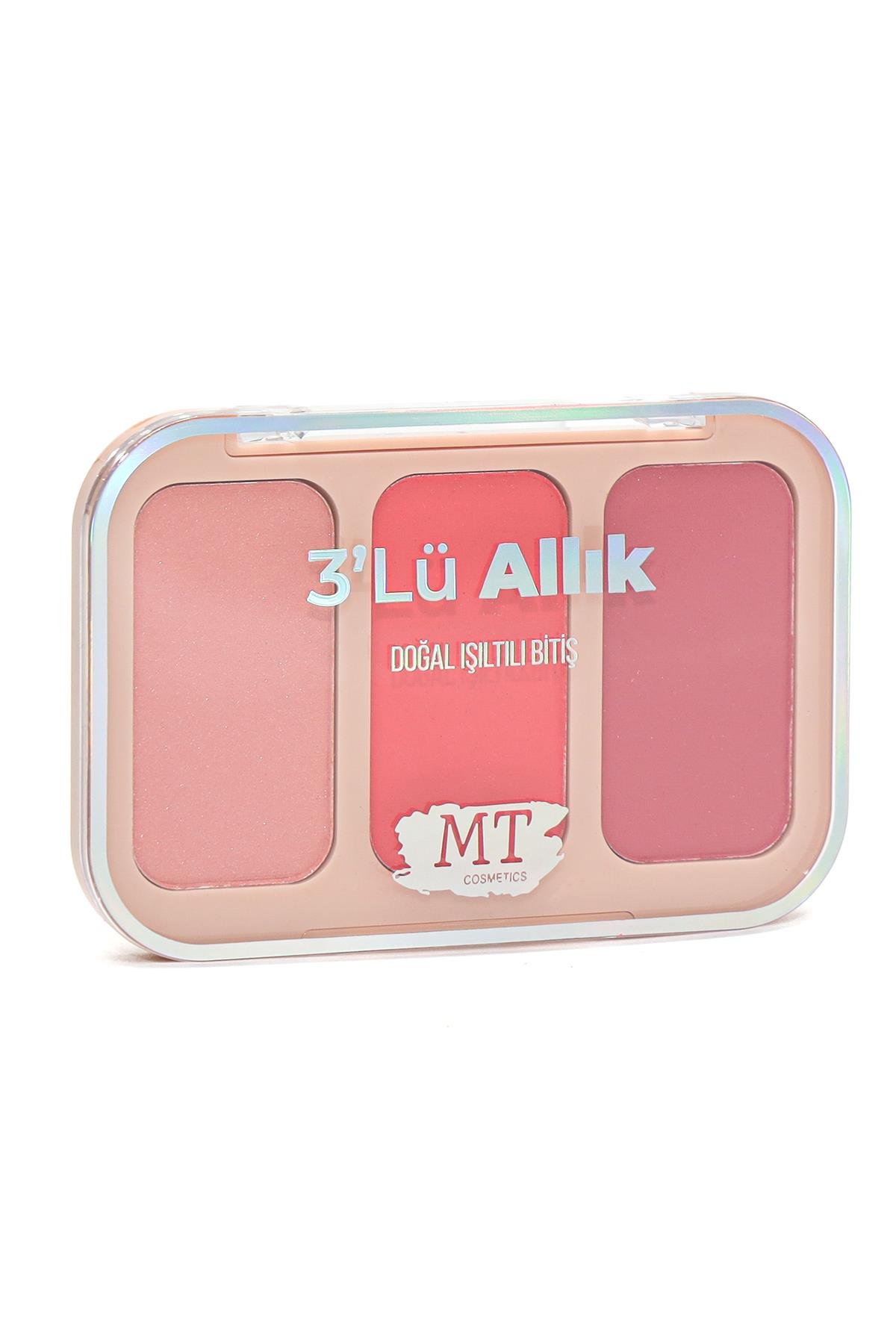 MT Işıltılı 3'lü Allık no:1