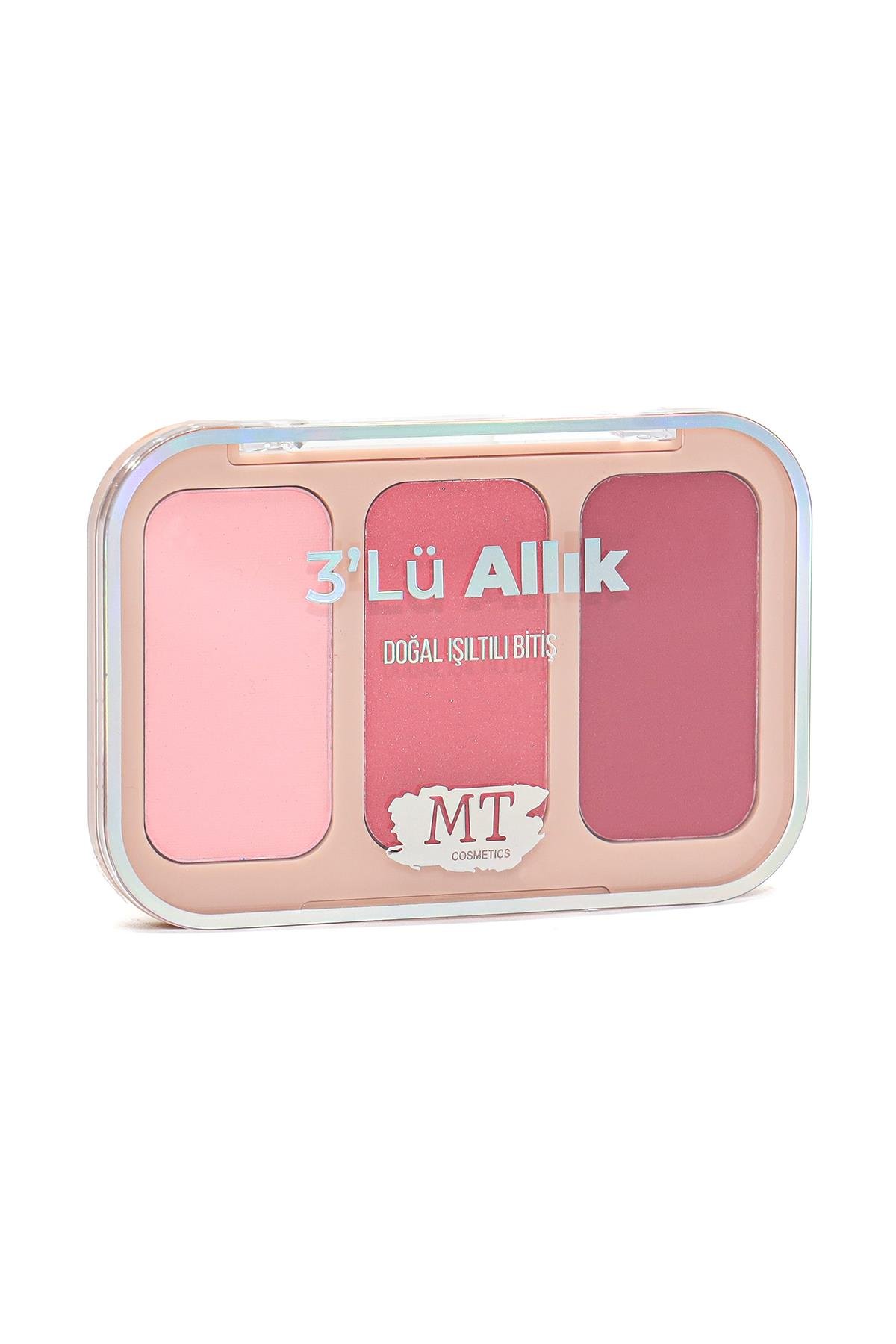 MT Işıltılı 3'lü Allık No:2