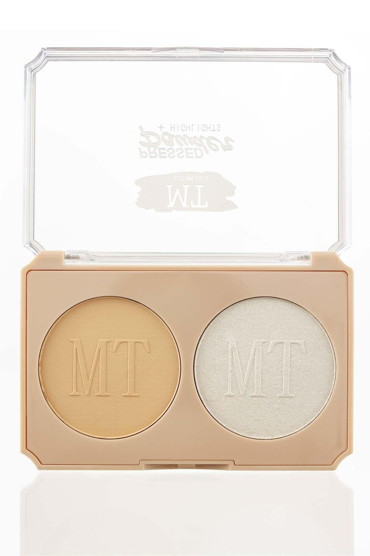 MT Pressed Powder 2'li Aydınlatıcı Paleti