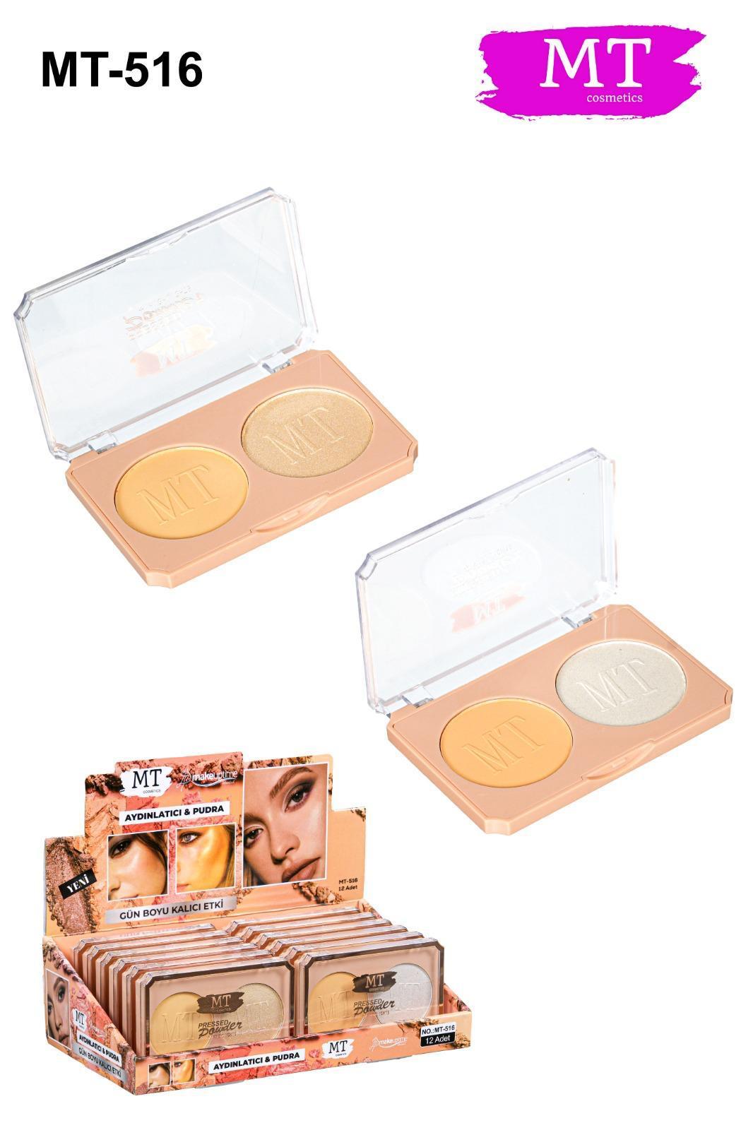 MT Pressed Powder 2'li Aydınlatıcı Paleti