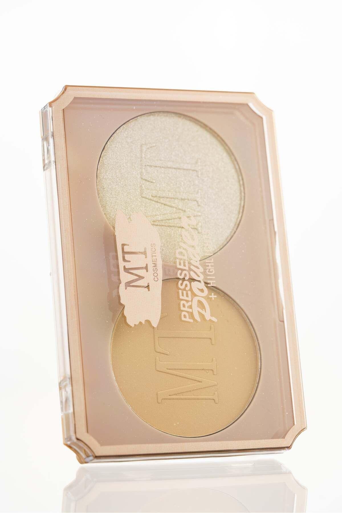 MT Pressed Powder 2'li Aydınlatıcı Paleti