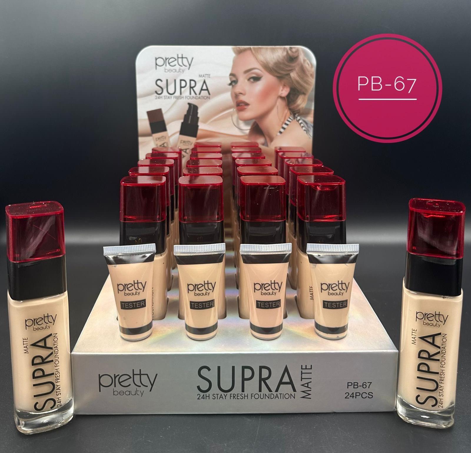 Pretty Beauty Supra 24h Stay Fresh Matte Foundatıon 01