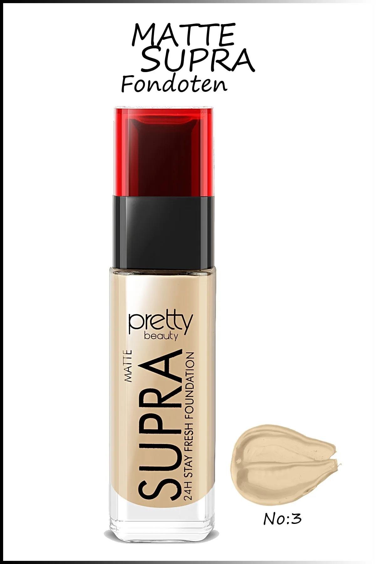 Pretty Beauty Supra 24h Stay Fresh Matte Foundatıon 03