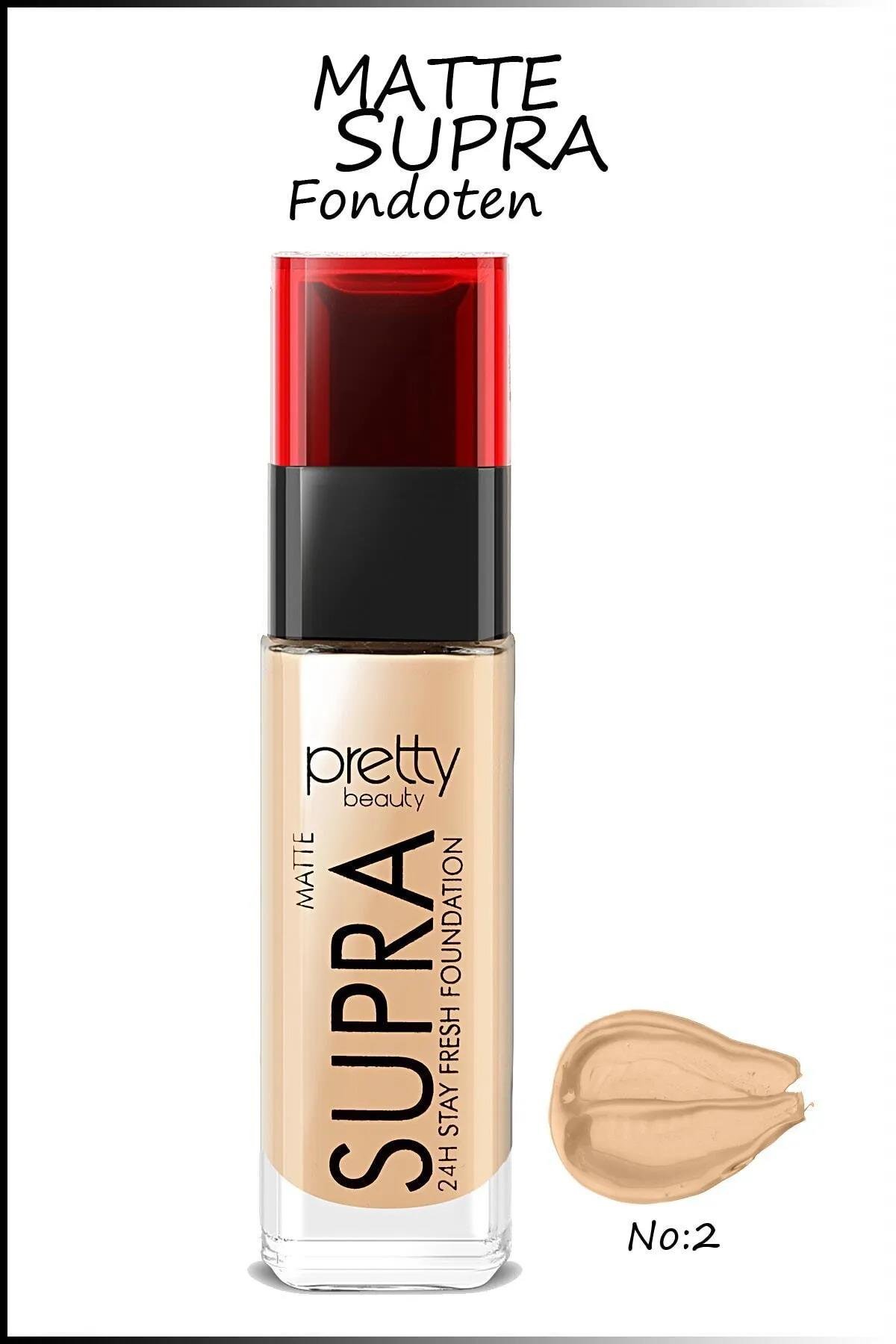 Pretty Beauty Supra 24h Stay Fresh Matte Foundatıon 02