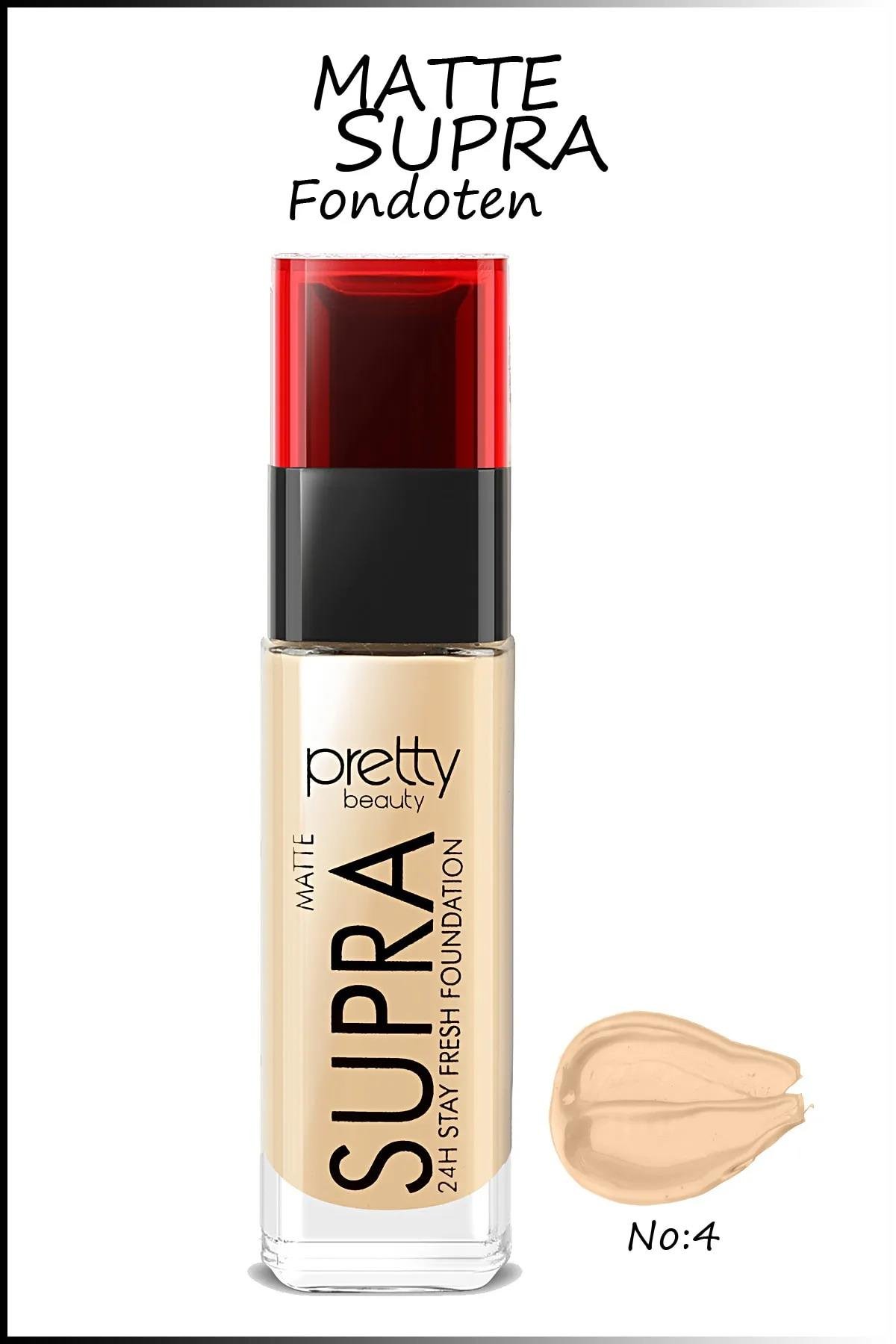 Pretty Beauty Supra 24h Stay Fresh Matte Foundatıon 04