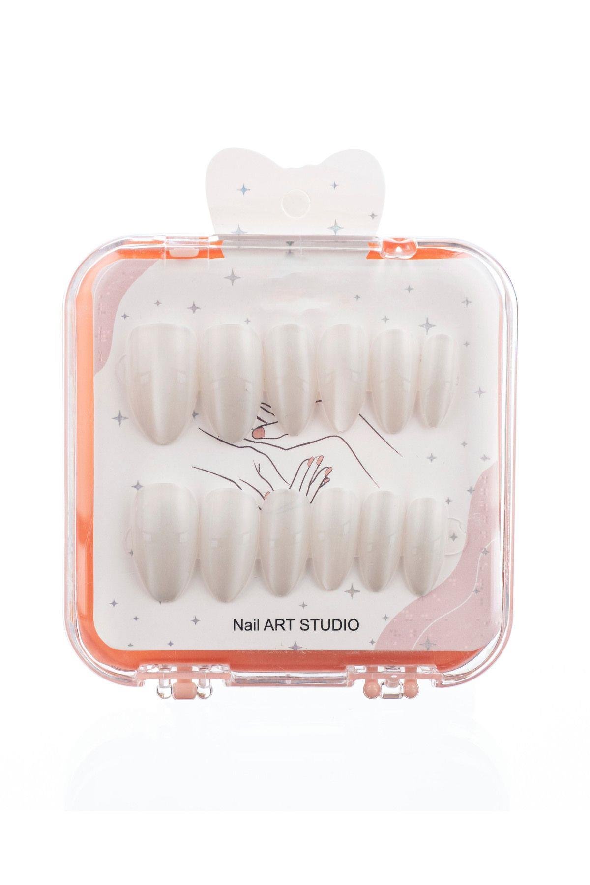 Profesyonel Kedi Gözü Takma Tırnak 12 Adet RC336-2