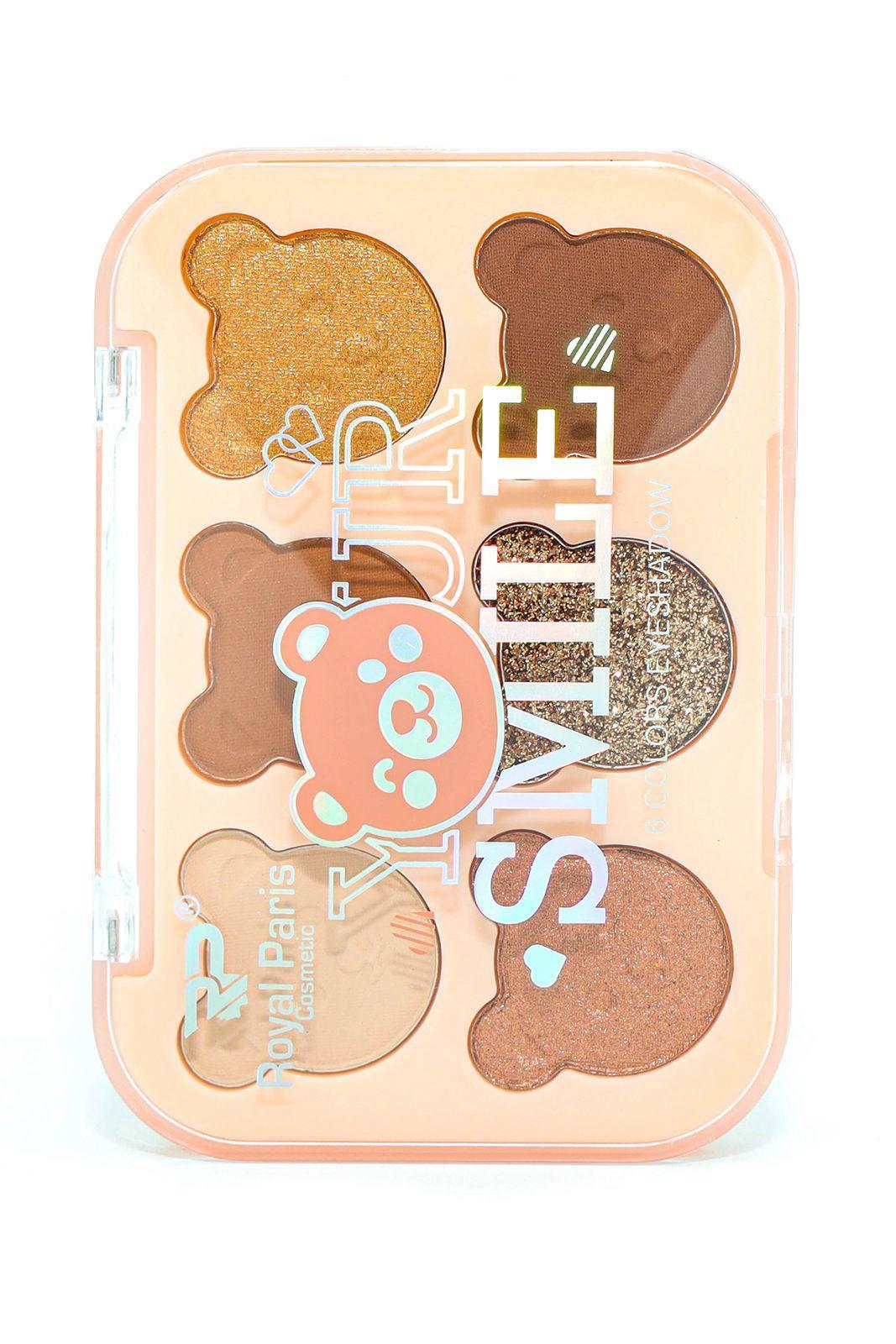 Royal Paris 6 Renkli Ayıcık Desenli Far Paleti