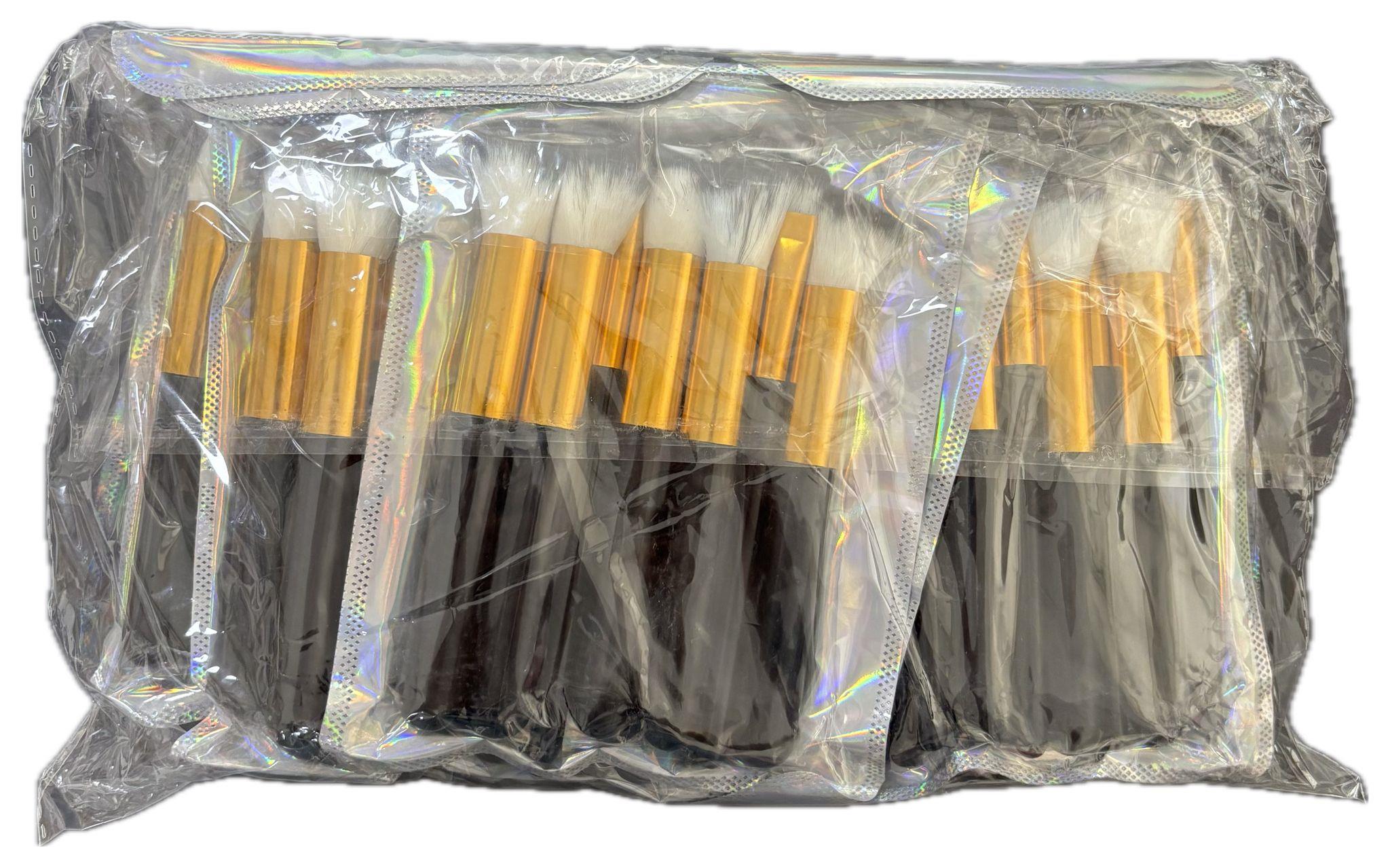 Siyah Makyaj Fırça Seti 10'lu